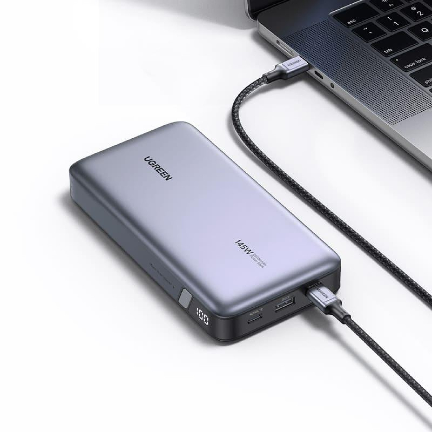 Павербанк Ugreen Gray 25 000 mAh / 65 Вт (90597A)
