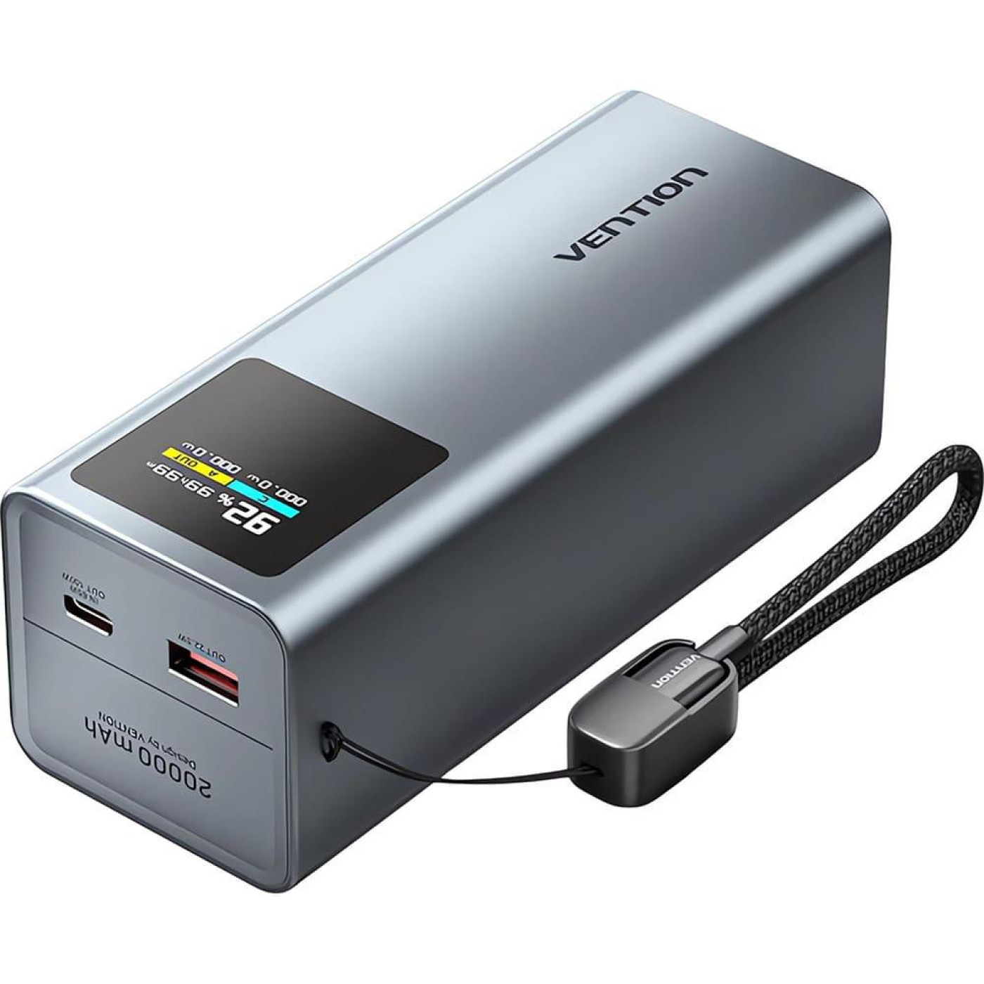Павербанк Vention Black 20 000 mAh / 100 Вт (FKCH0)