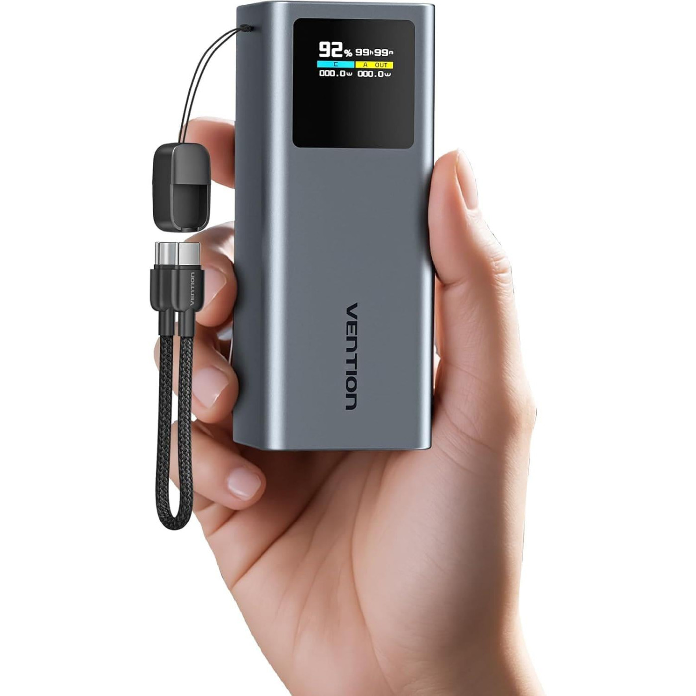 Павербанк Vention Black 20 000 mAh / 100 Вт (FKCH0)