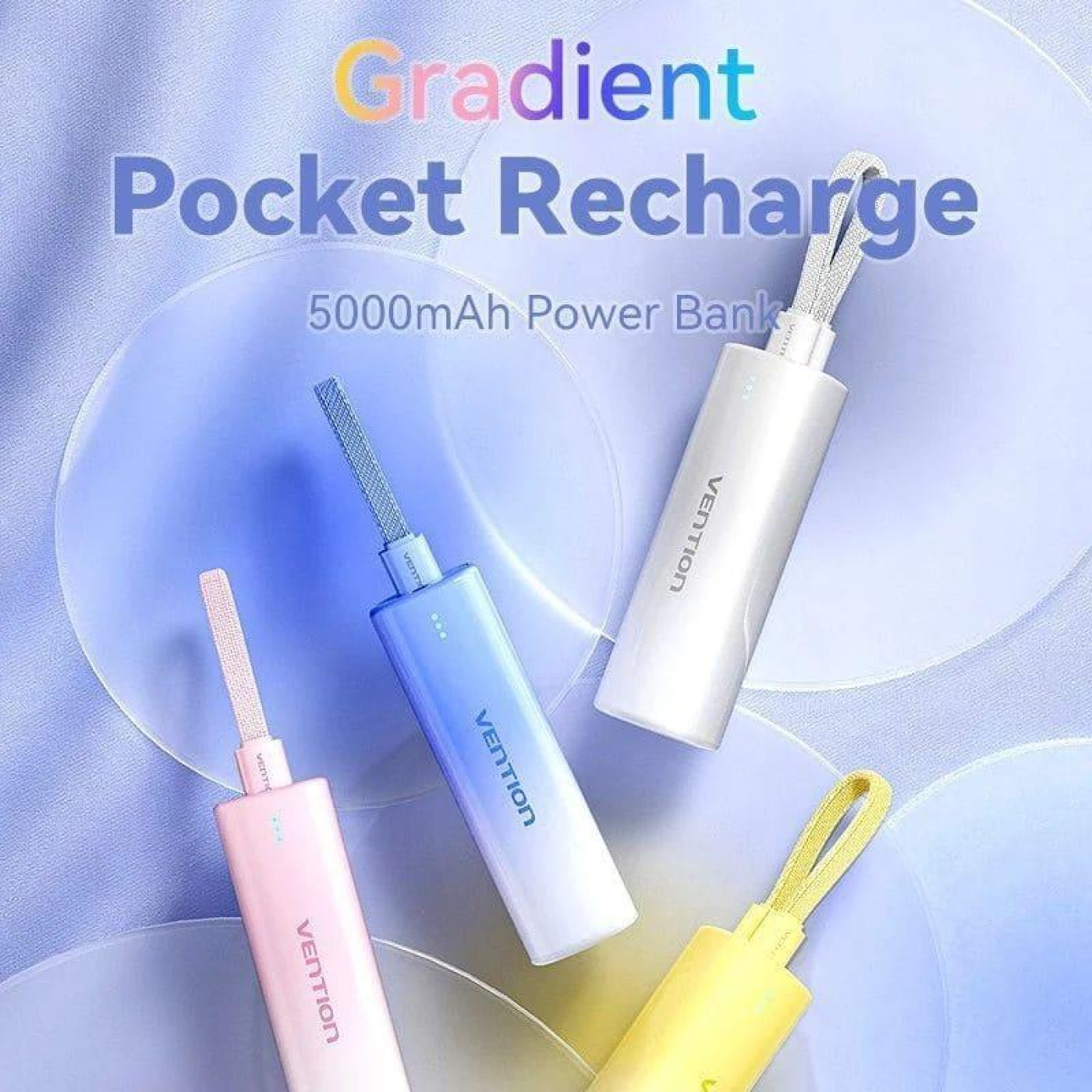 Павербанк Vention Gold 5 000 mAh / 20 Вт (FHWJ0)