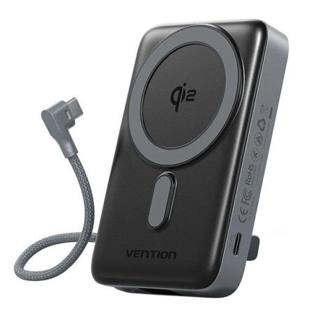 Павербанк Vention Gray 10 000 mAh / 35 Вт (FKHH0)