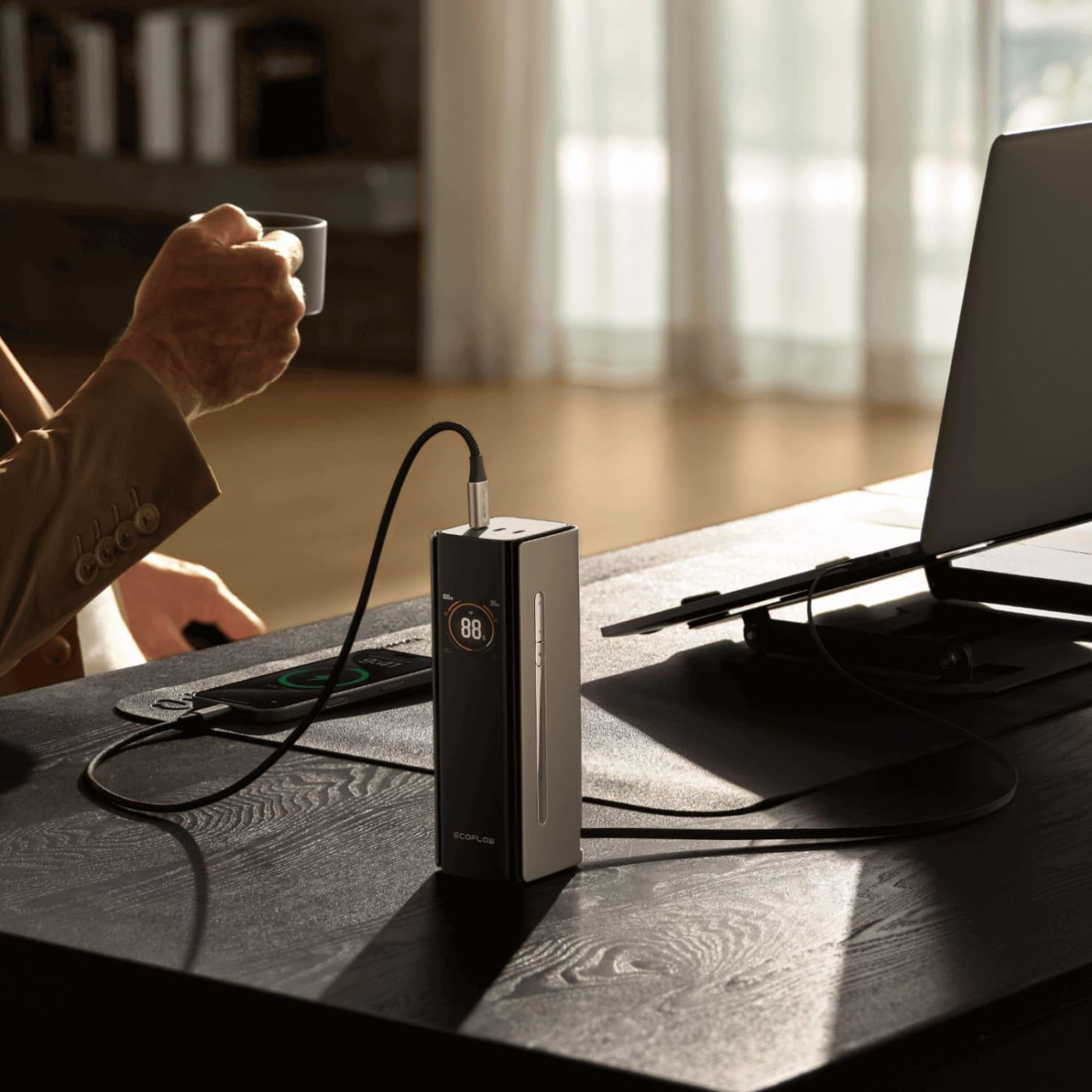 Павербанк EcoFlow RAPID Pro Black 20 000 mAh / 230 Вт (EF-RAPIDPRO20K-EU)