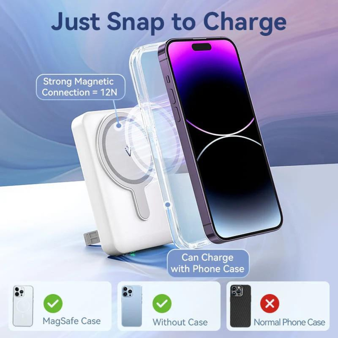 Павербанк Vention White 10 000 mAh / 22.5 Вт (FHTW0)