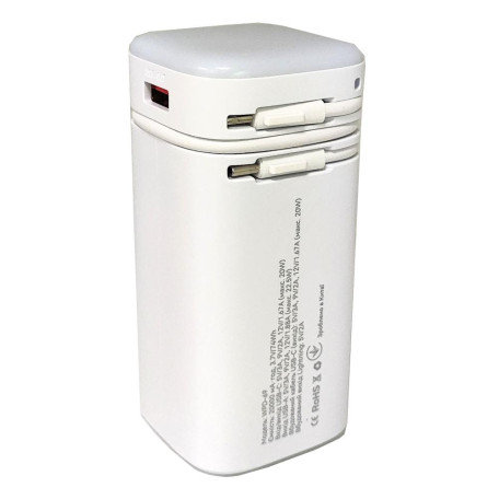 Павербанк ATRIA White 20 000 mAh / 22.5 Вт (WPD-69)
