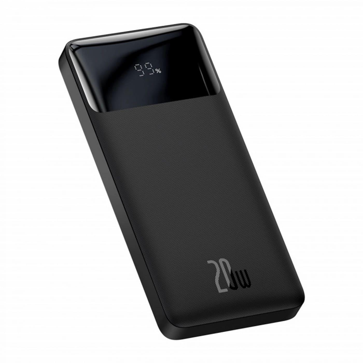 Павербанк Baseus Bipow Digital Display Fast Charge Power Bank 10000mAh 20W Black Overseas Edition 10 000 mAh / 20 Вт (PPBD050301)