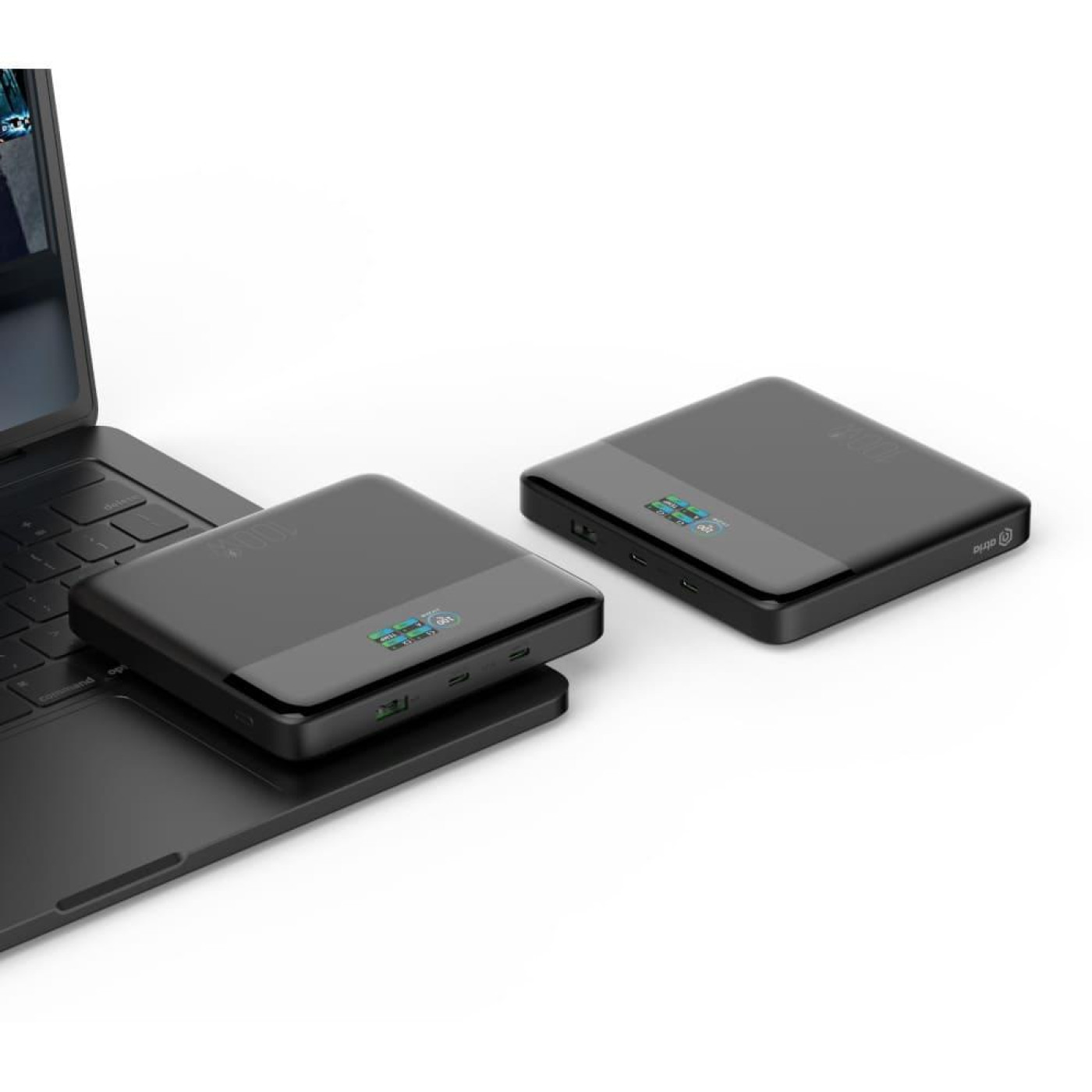 Павербанк ATRIA Black 20 000 mAh / 100 Вт (WPD-X11)