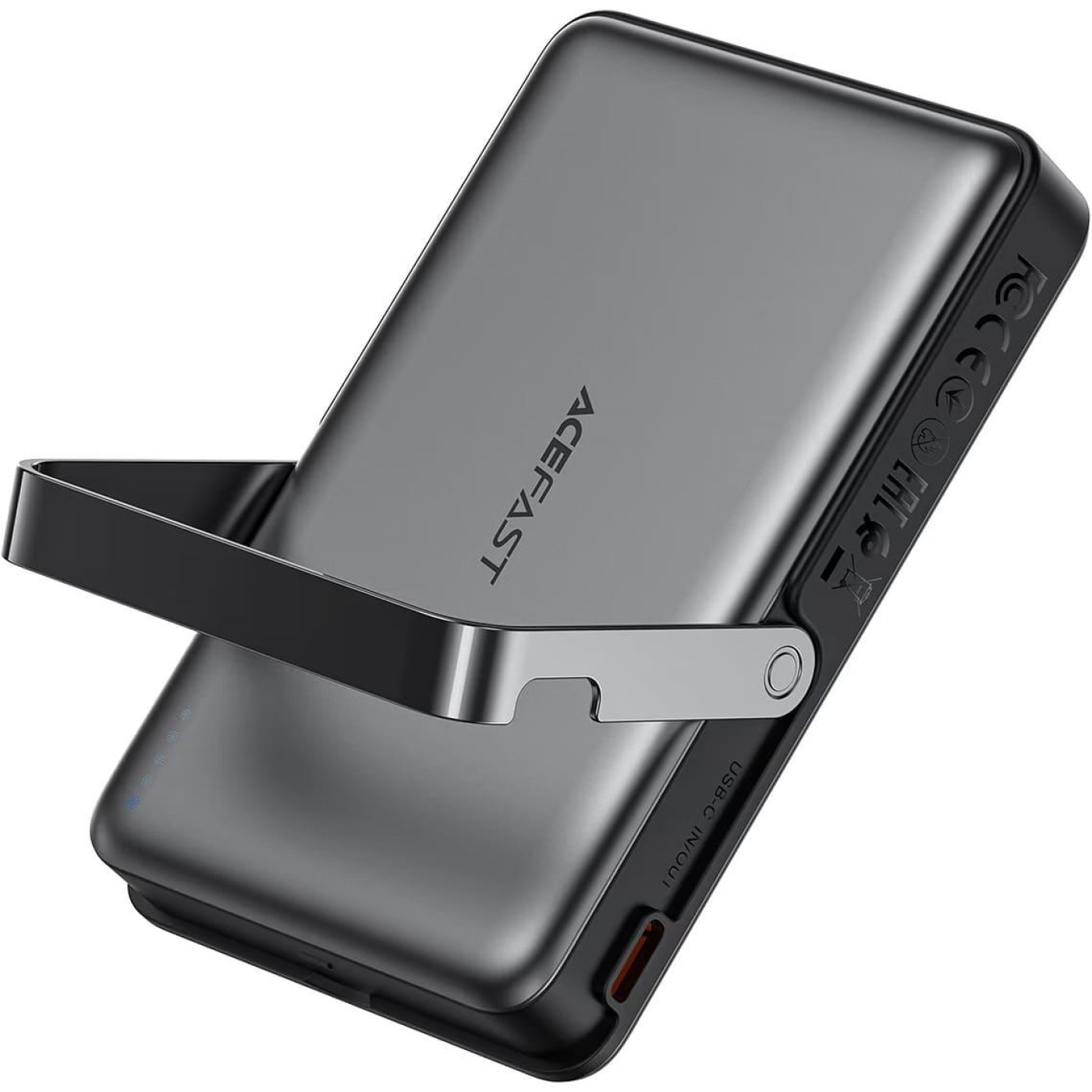 Павербанк Acefast Magnetic Wireless Black 10 000 mAh / 22.5 Вт (6974316284000)