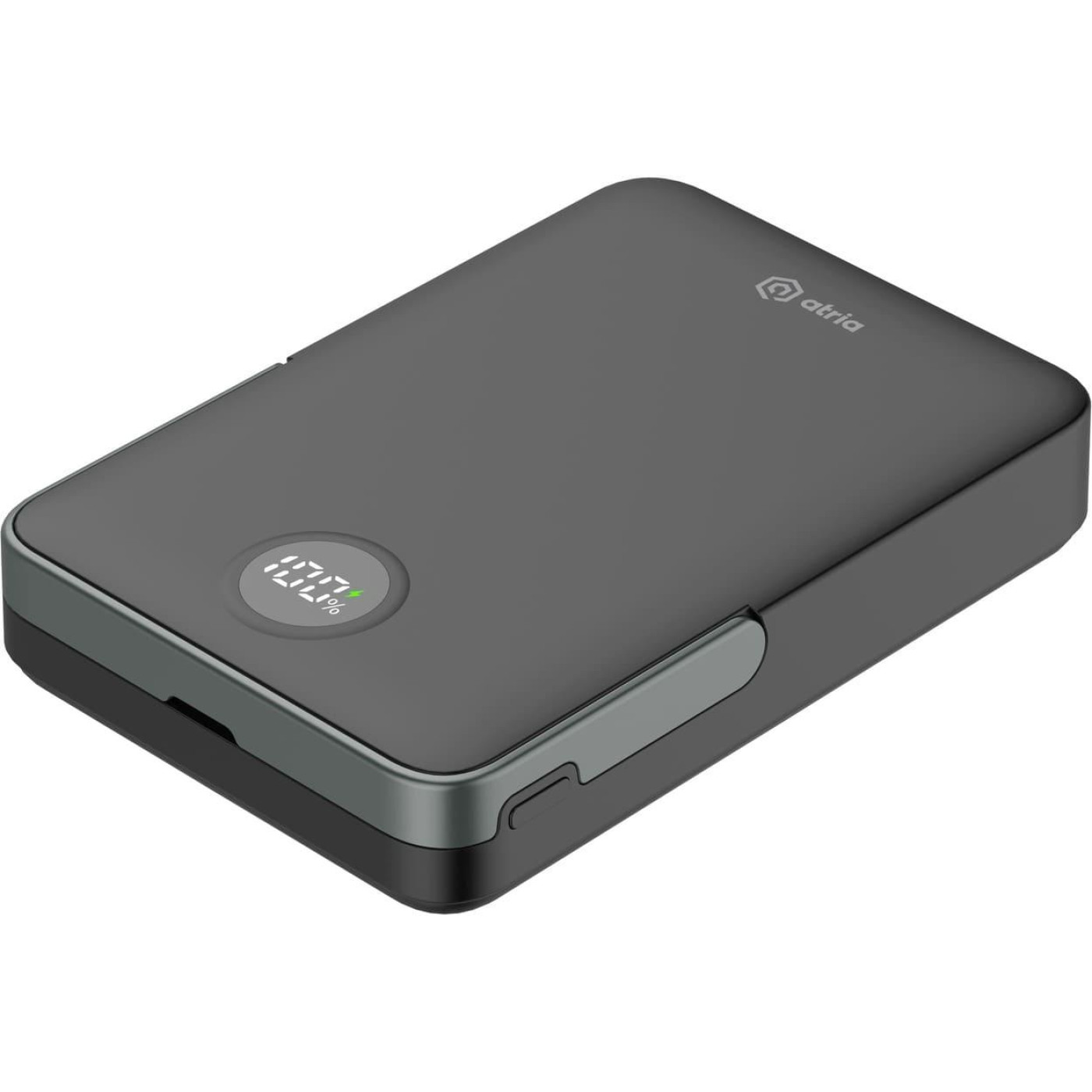 Павербанк ATRIA Black 10 000 mAh / 15 Вт (WPD-W57B)