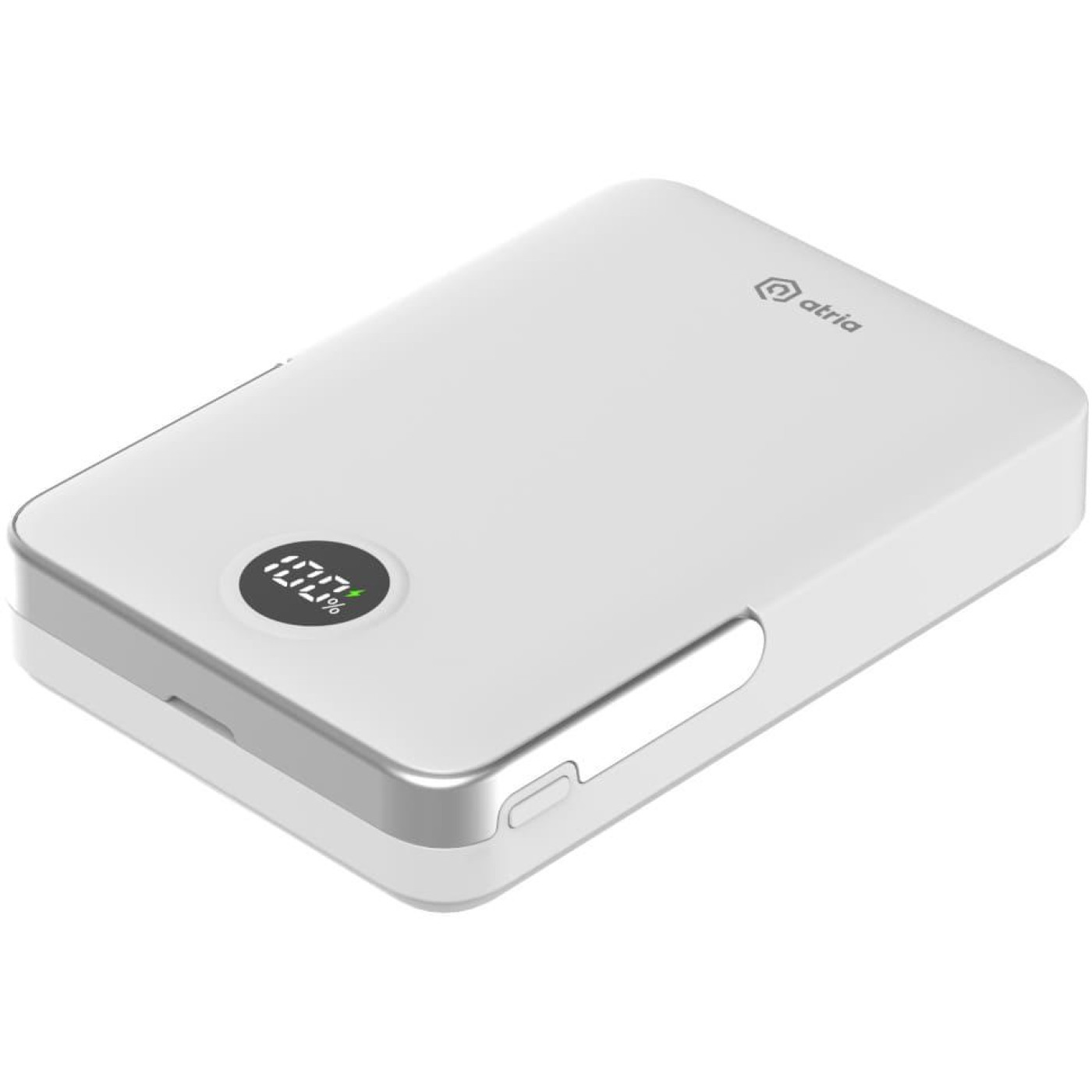 Павербанк ATRIA Magnetic White 10 000 mAh / 15 Вт (WPD-W57)