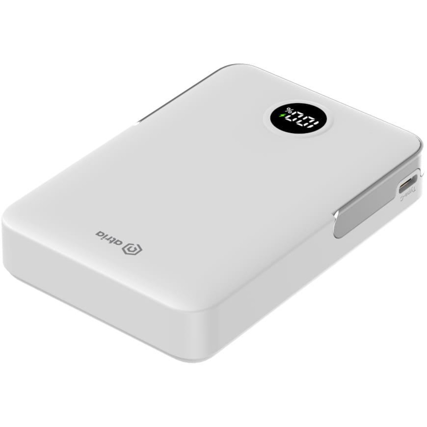 Павербанк ATRIA Magnetic White 10 000 mAh / 15 Вт (WPD-W57)