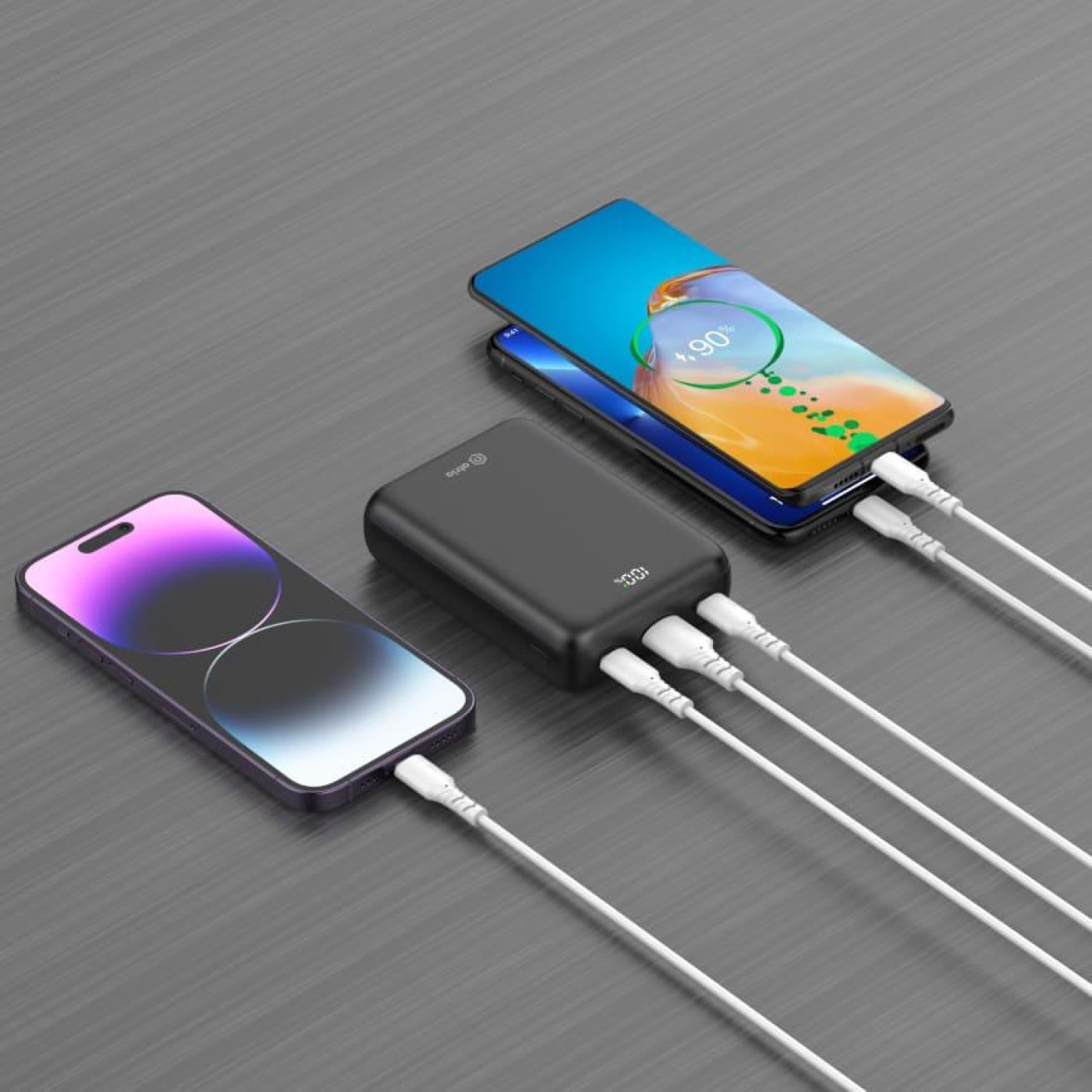 Павербанк ATRIA Black 20 000 mAh / 22.5 Вт (WPD-P92)