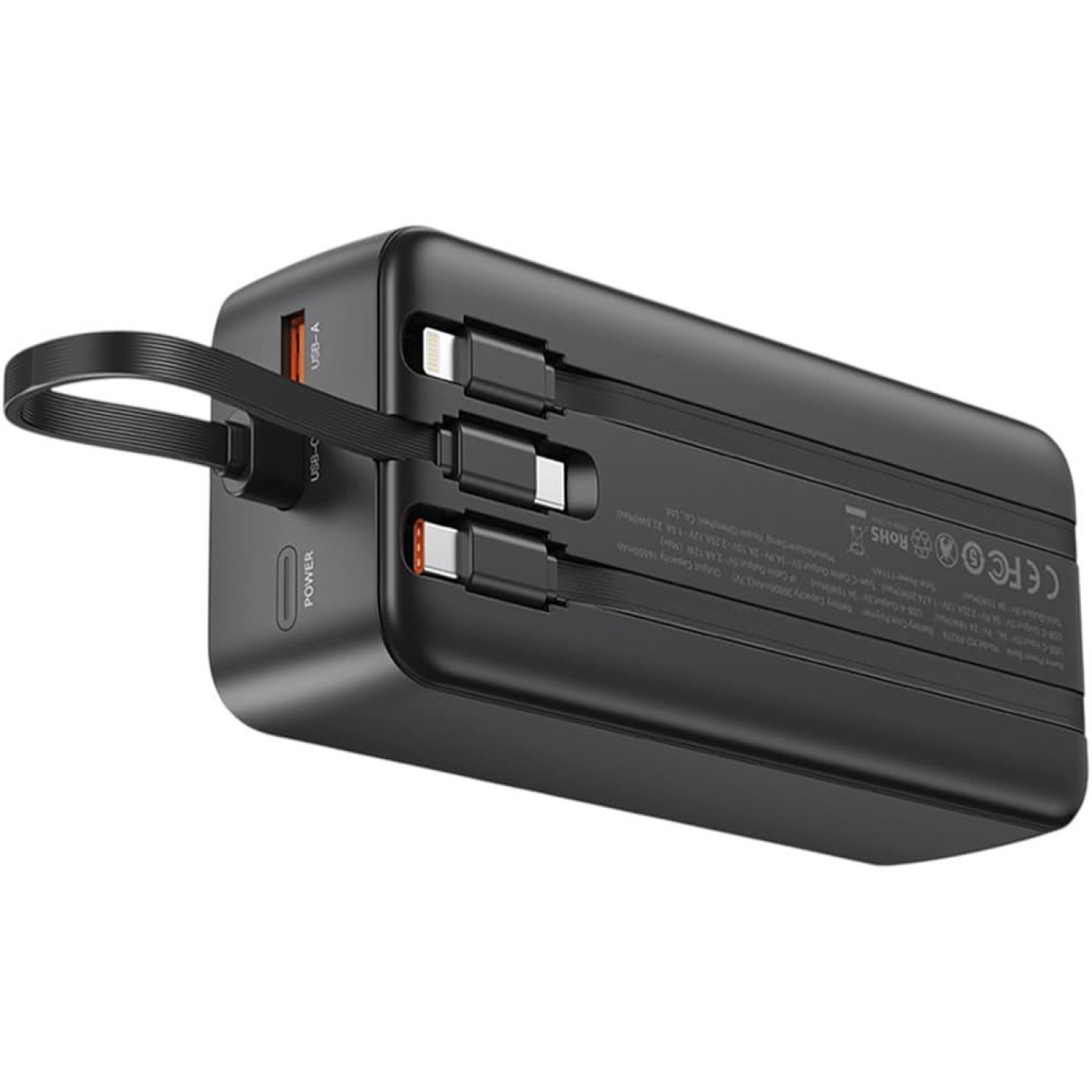 Павербанк XO Black 30 000 mAh / 22.5 Вт (PR276.black)