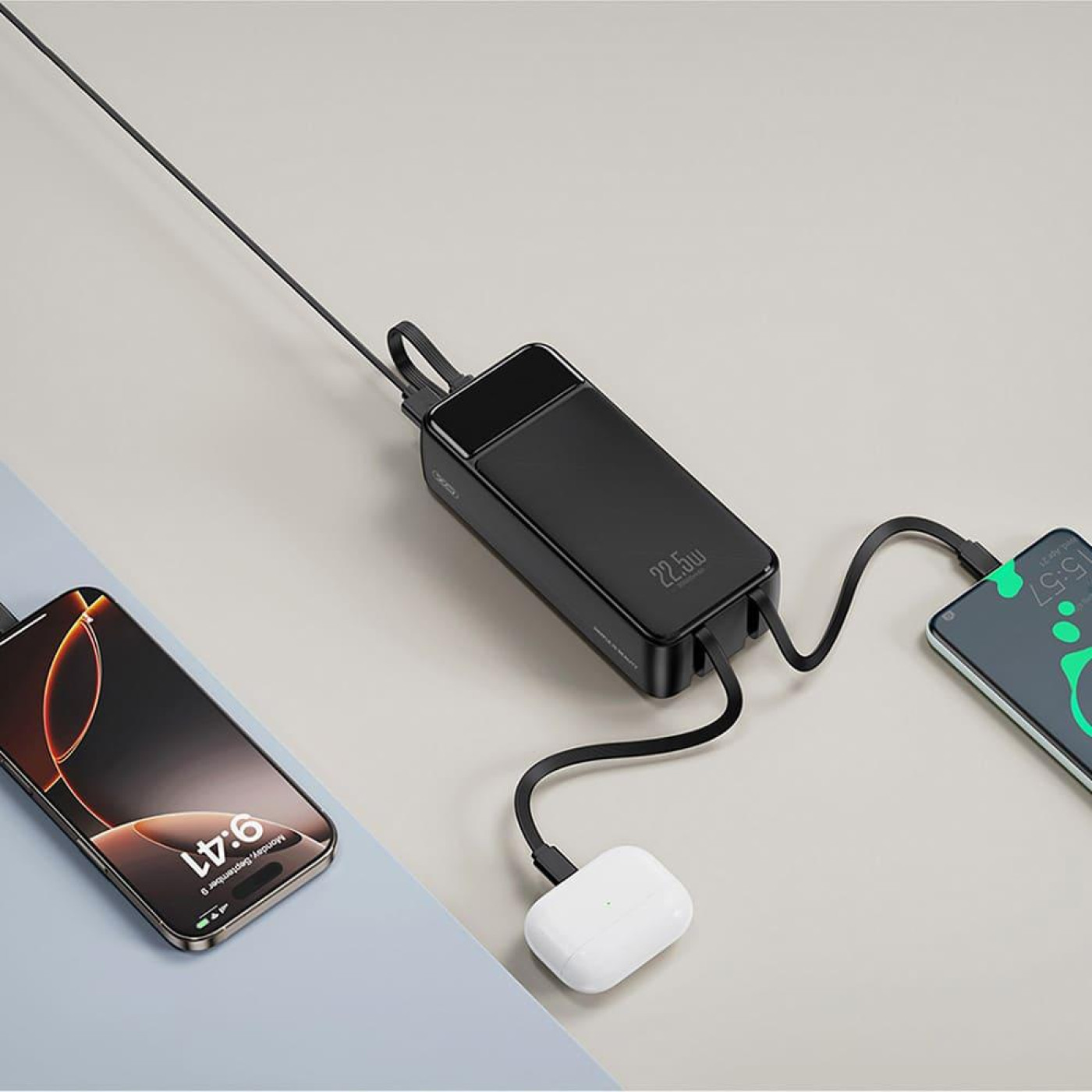 Павербанк XO Black 30 000 mAh / 22.5 Вт (PR276.black)