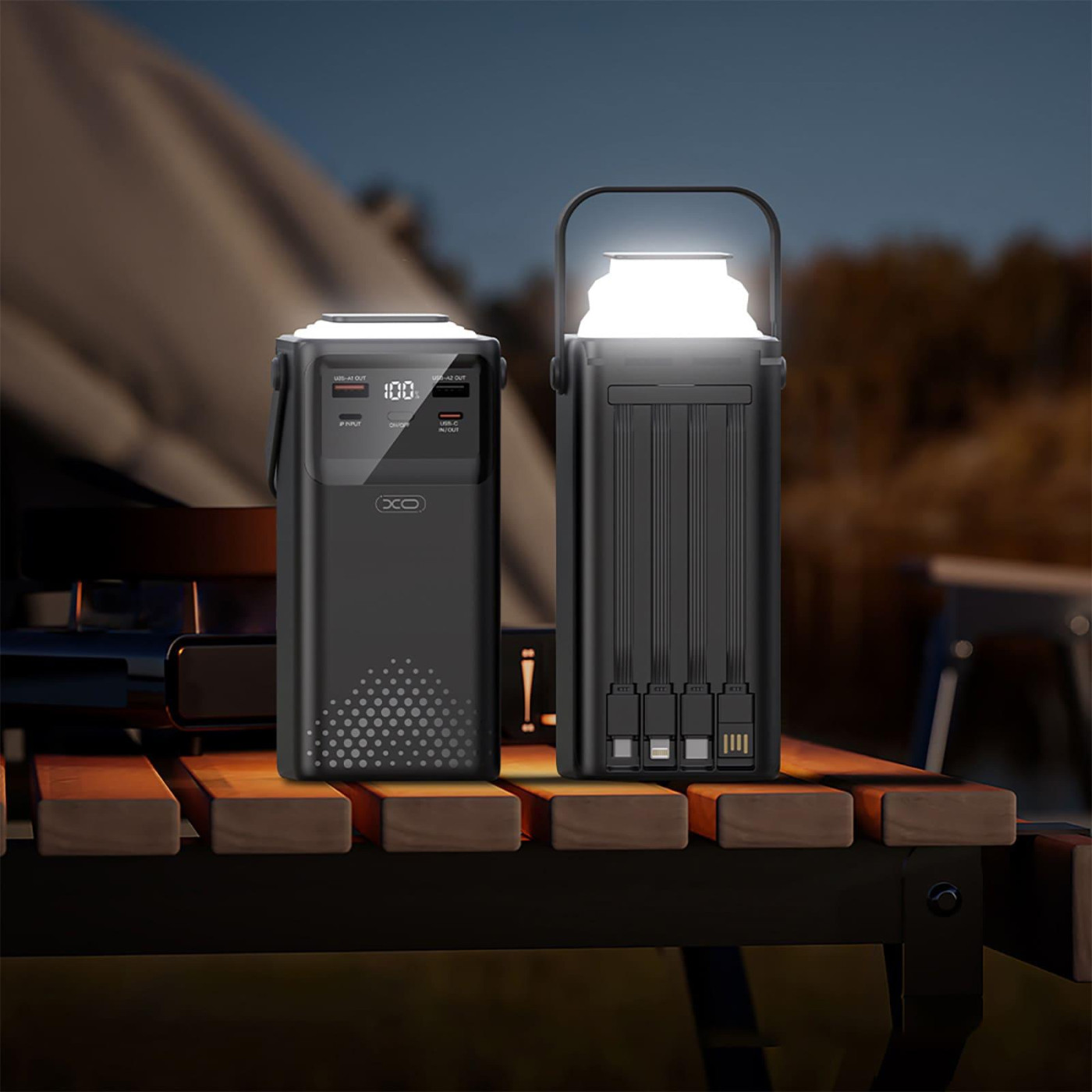 Павербанк XO Black 50 000 mAh / 15 Вт (XO-PR286)