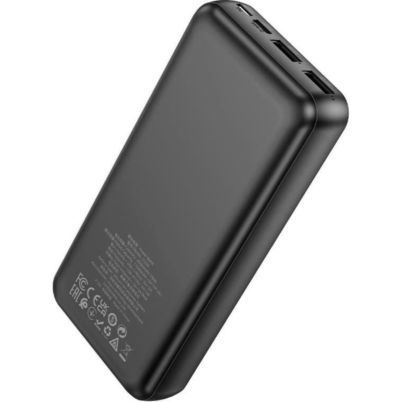 Павербанк Hoco Black 20 000 mAh / J123A)