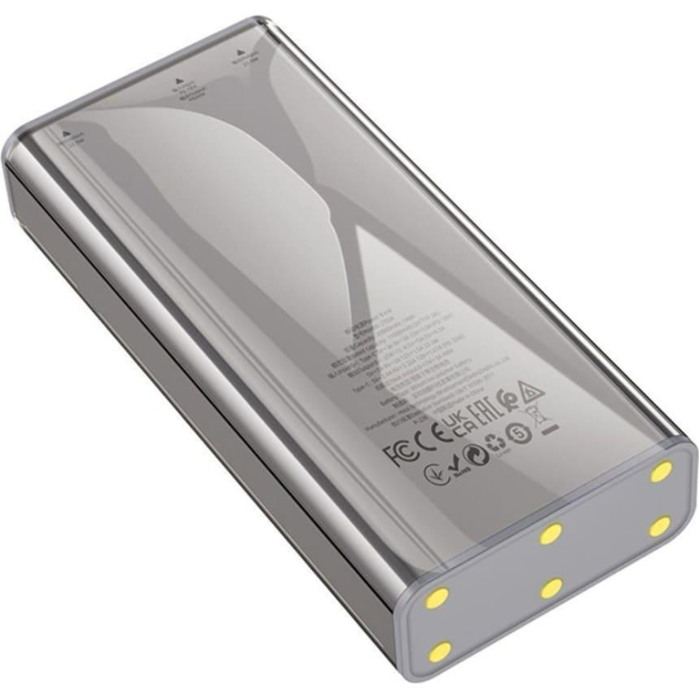 Павербанк Hoco Gray 20 000 mAh / 15 Вт J103A)