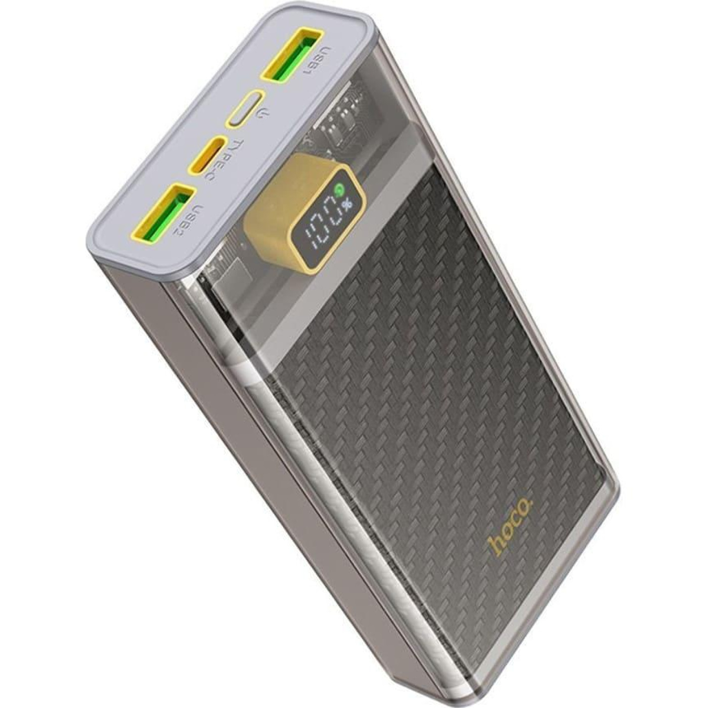 Павербанк Hoco Gray 20 000 mAh / 15 Вт J103A)