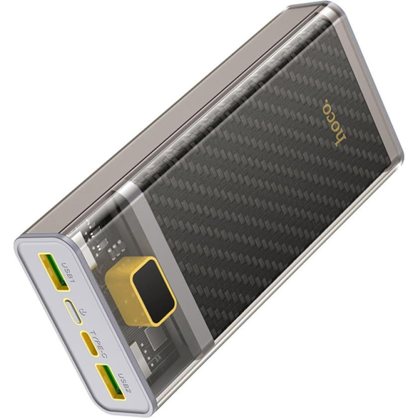 Павербанк Hoco Gray 20 000 mAh / 15 Вт J103A)
