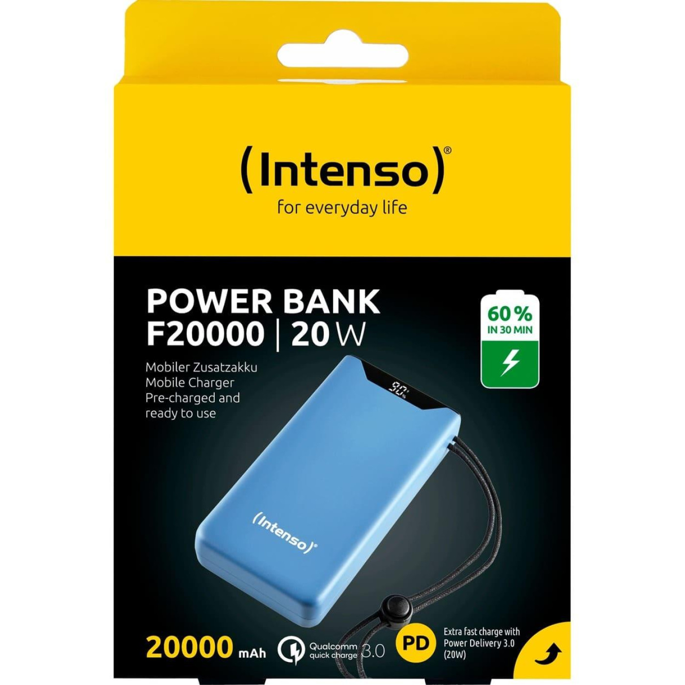 Павербанк Intenso Blue 20 000 mAh / 20 Вт (7332055)