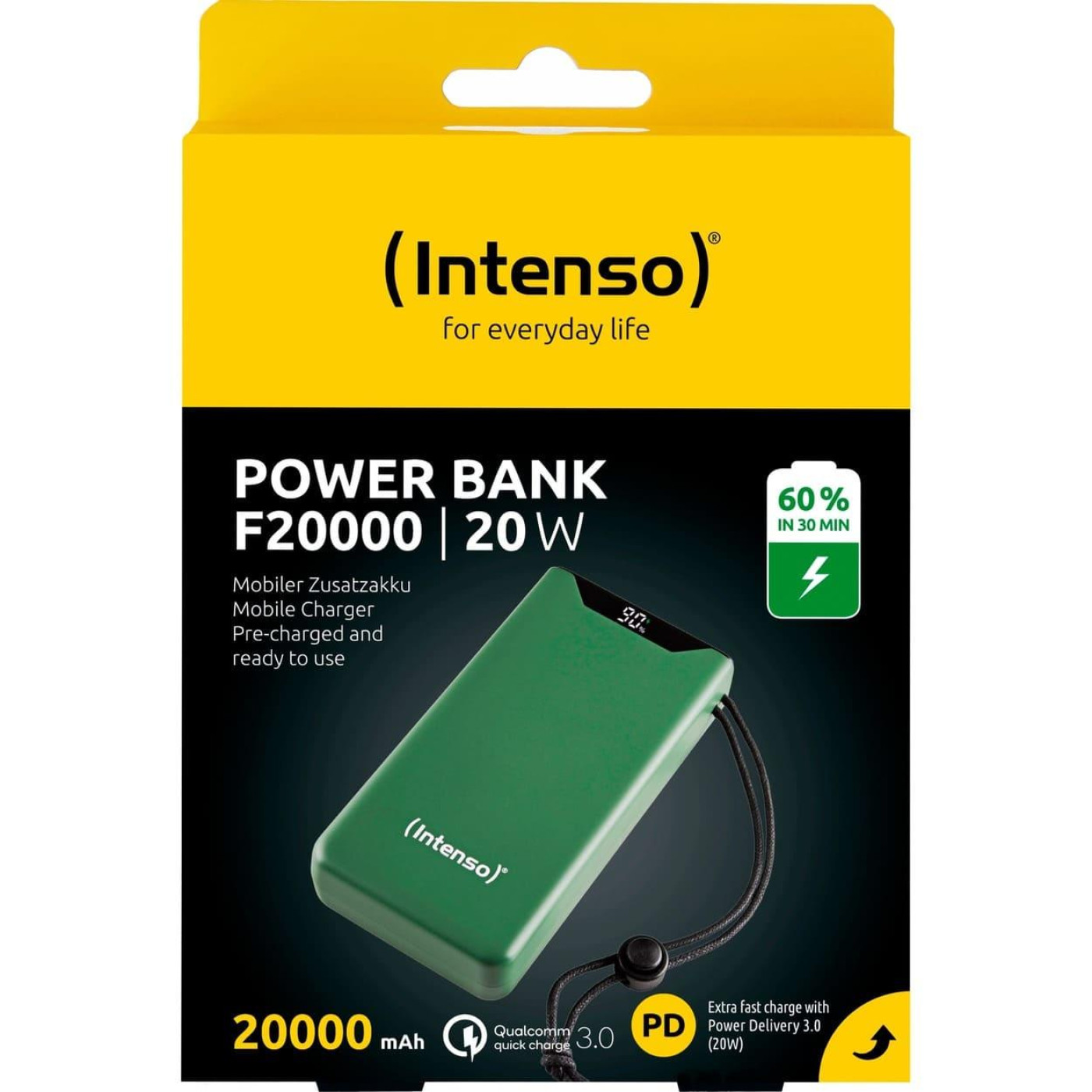 Павербанк Intenso Green 20 000 mAh / 20 Вт (7332057)