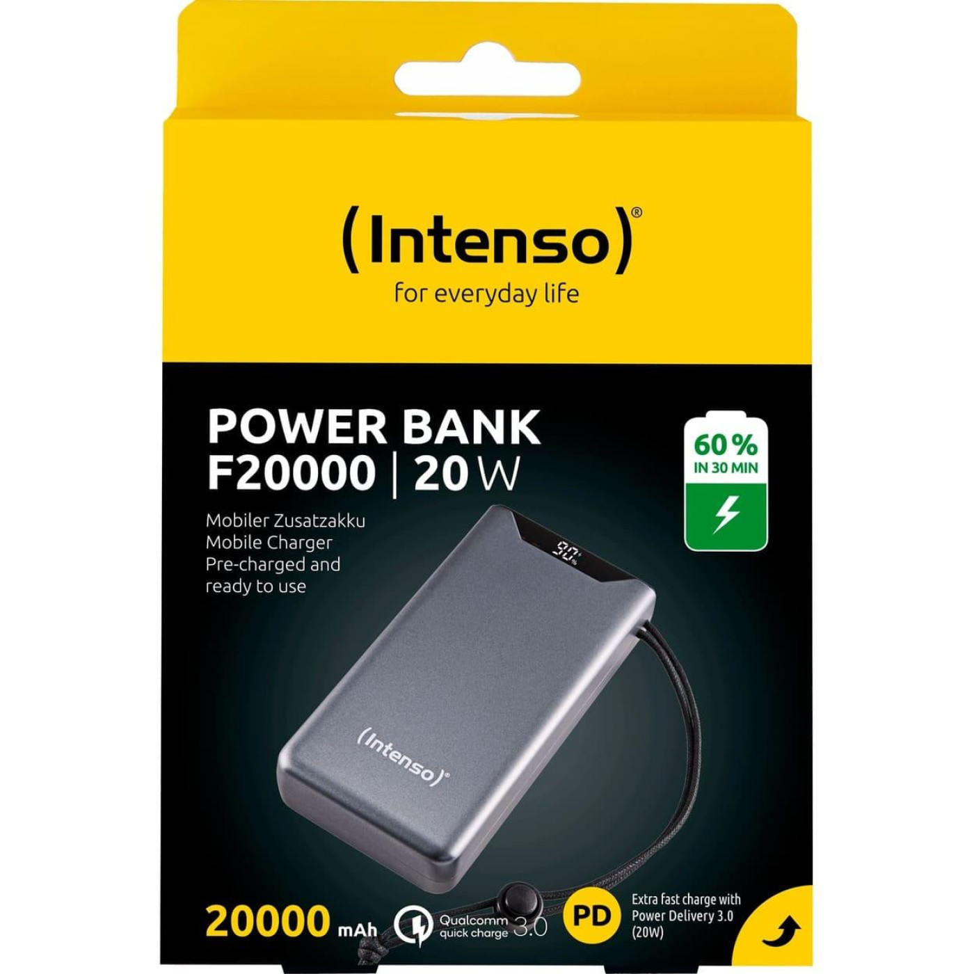 Павербанк Intenso Gray 20 000 mAh / 20 Вт (7332054)