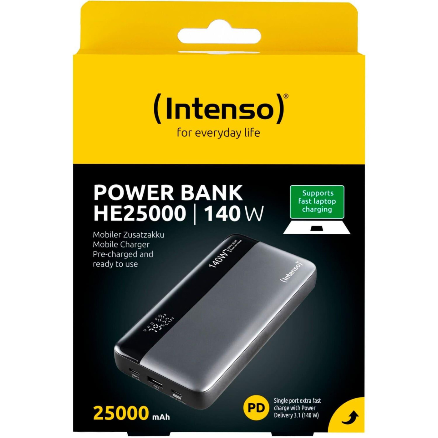 Павербанк Intenso Gray 25 000 mAh / 140 Вт (7350060)