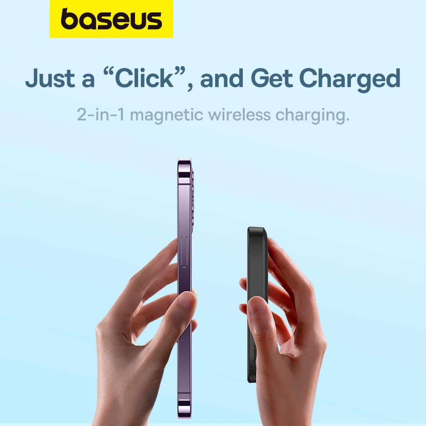 Павербанк Baseus Magnetic Wireless Mini Air Black 6 000 mAh / 20 Вт (P10059002113-00)