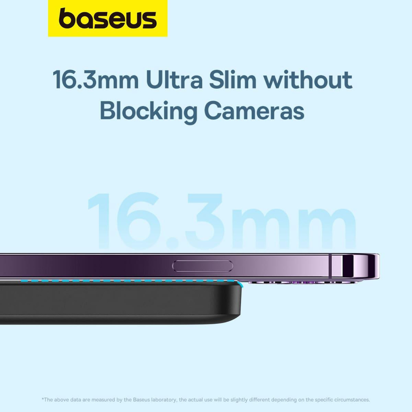 Павербанк Baseus Magnetic Wireless Mini Air Black 6 000 mAh / 20 Вт (P10059002113-00)