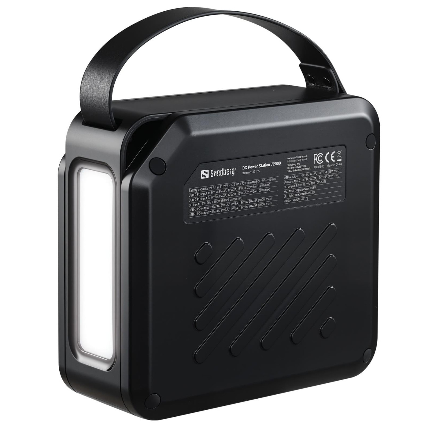 Павербанк Sandberg Black 72 000 mAh / 268 Вт (421-22)