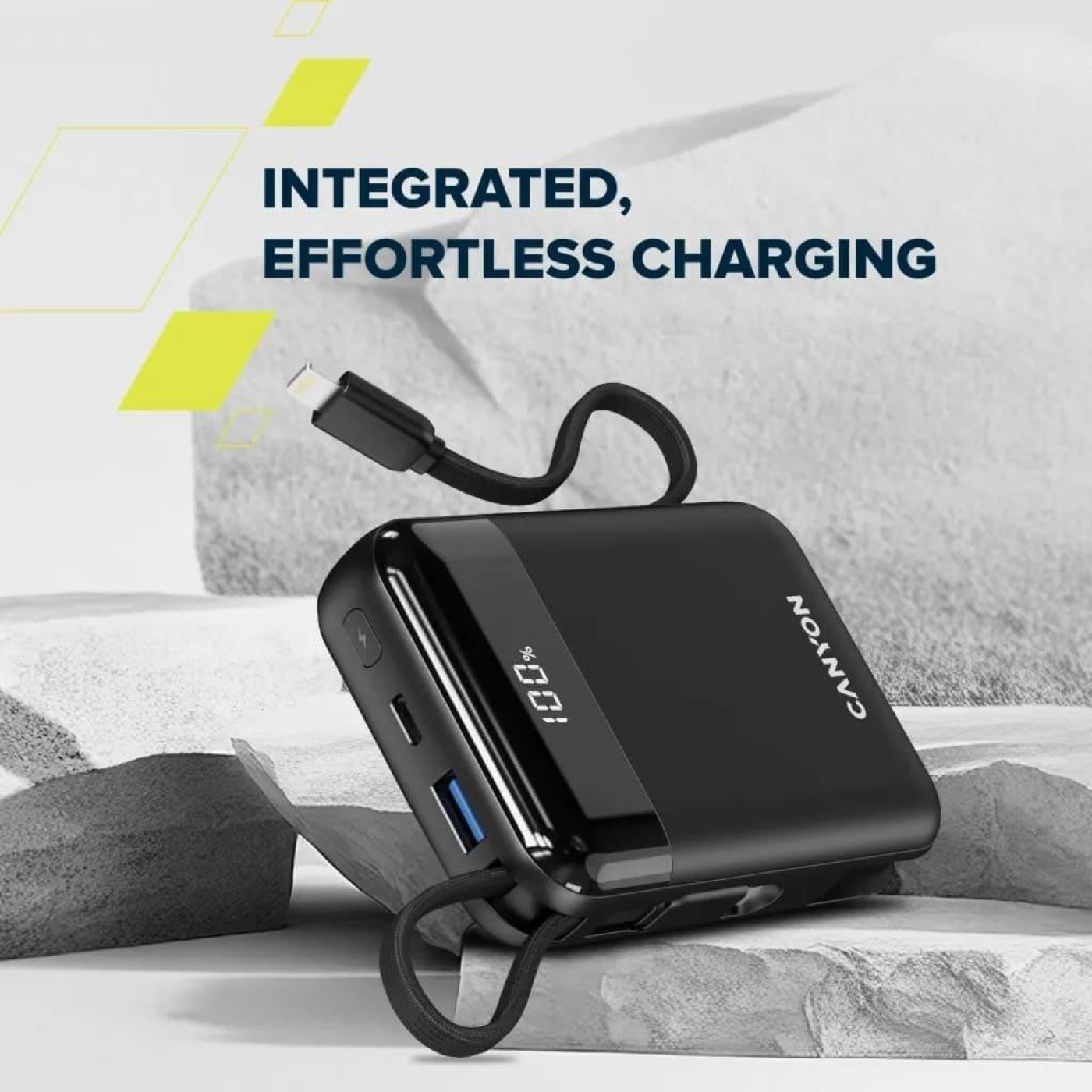 Павербанк Canyon OnPower Black 10 000 mAh / 22.5 Вт (CNS-CPB104B)