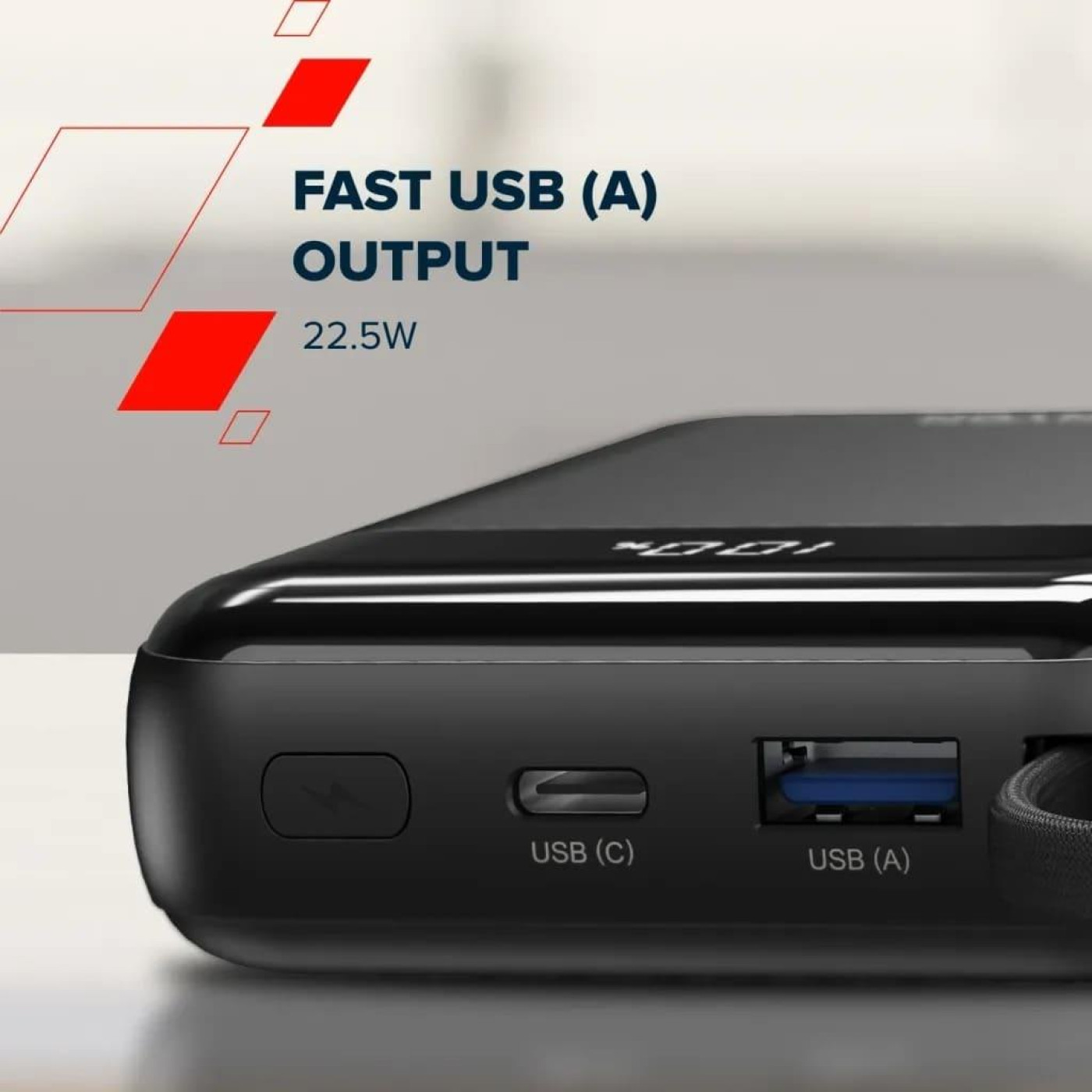 Павербанк Canyon OnPower Black 10 000 mAh / 22.5 Вт (CNS-CPB104B)