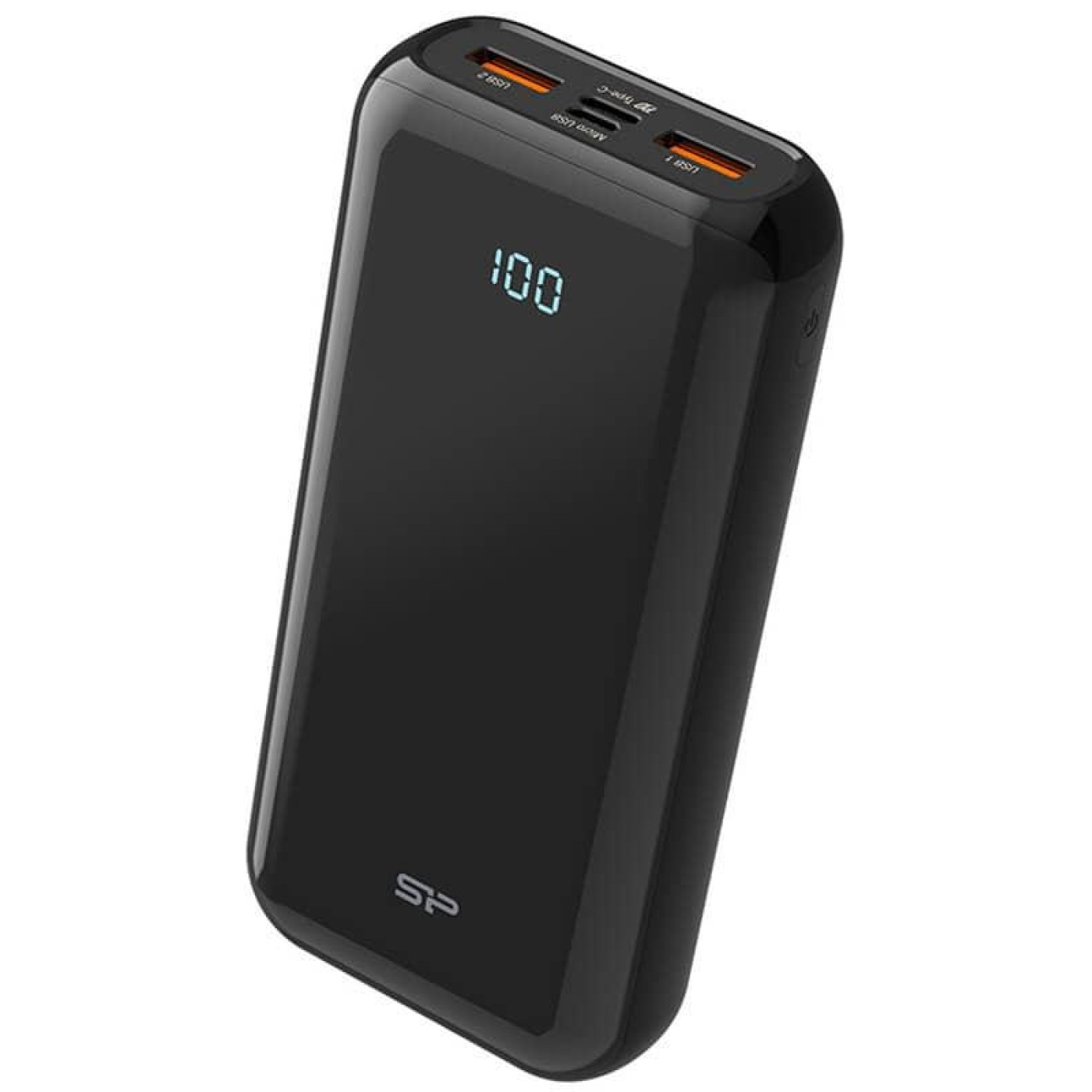 Павербанк Silicon Power 20000 mAh QS28, black, LCD (SP20KMAPBKQS280K)