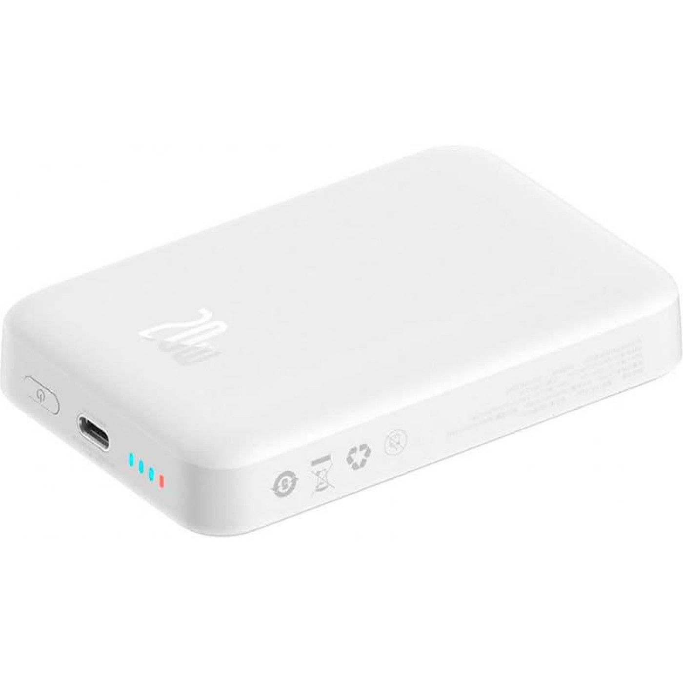 Павербанк Baseus Wireless Magnetic Mini 10000mAh 20W, White PPCX030002 (ACMOBA00054)