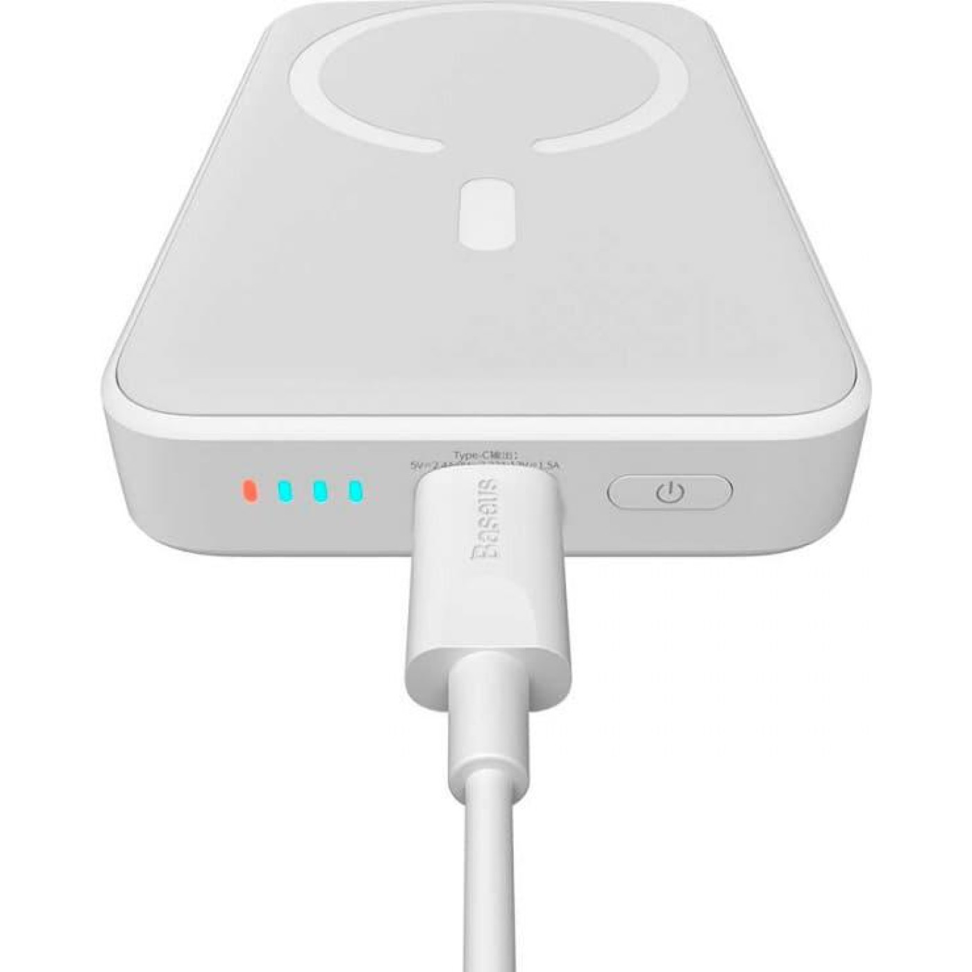 Павербанк Baseus Wireless Magnetic Mini 10000mAh 20W, White PPCX030002 (ACMOBA00054)