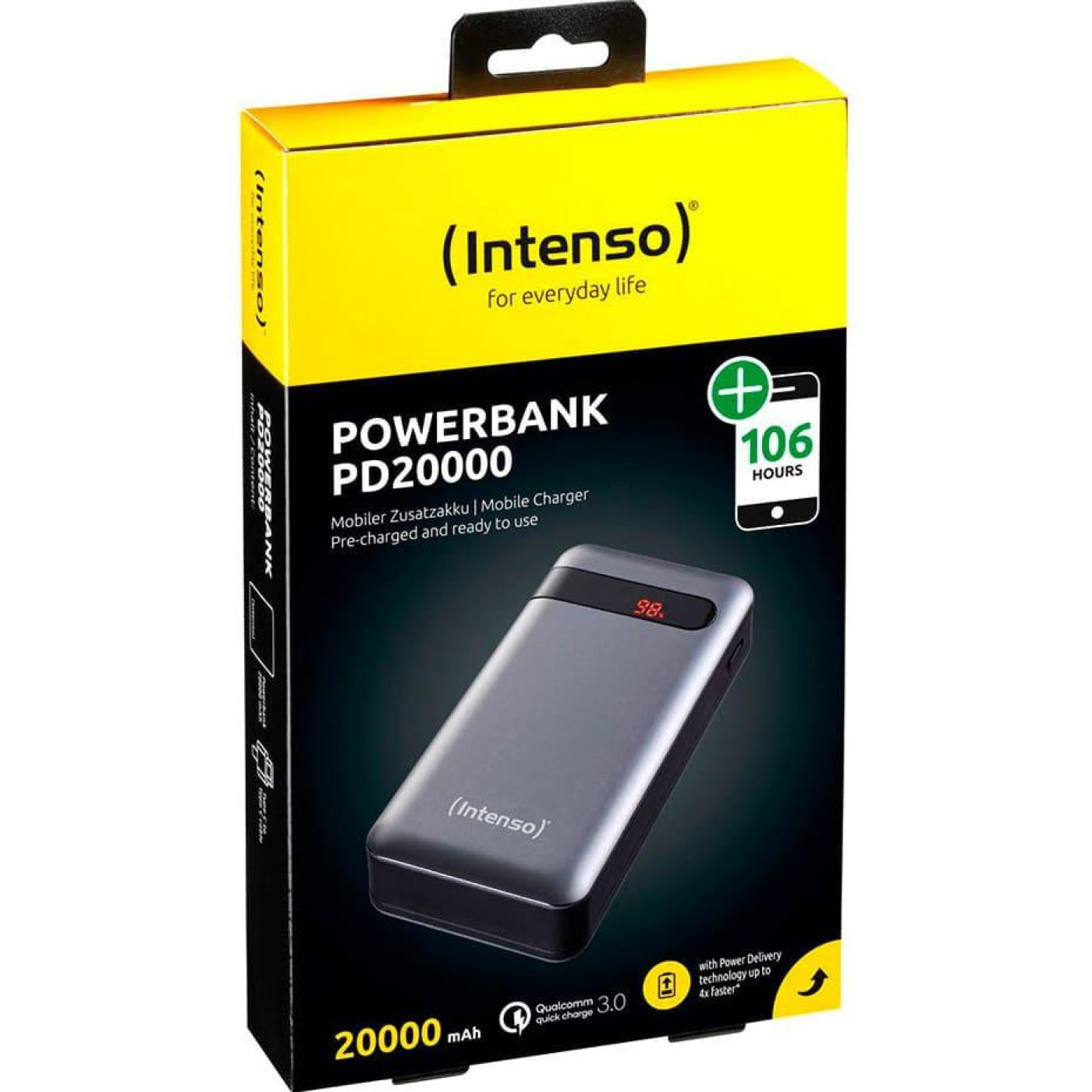 Павербанк Intenso Gray 20 000 mAh / 18 Вт (7332354)