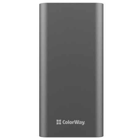 Павербанк ColorWay Gray 20 000 mAh / 22.5 Вт (CW-PB200LPH3GR-PDD)
