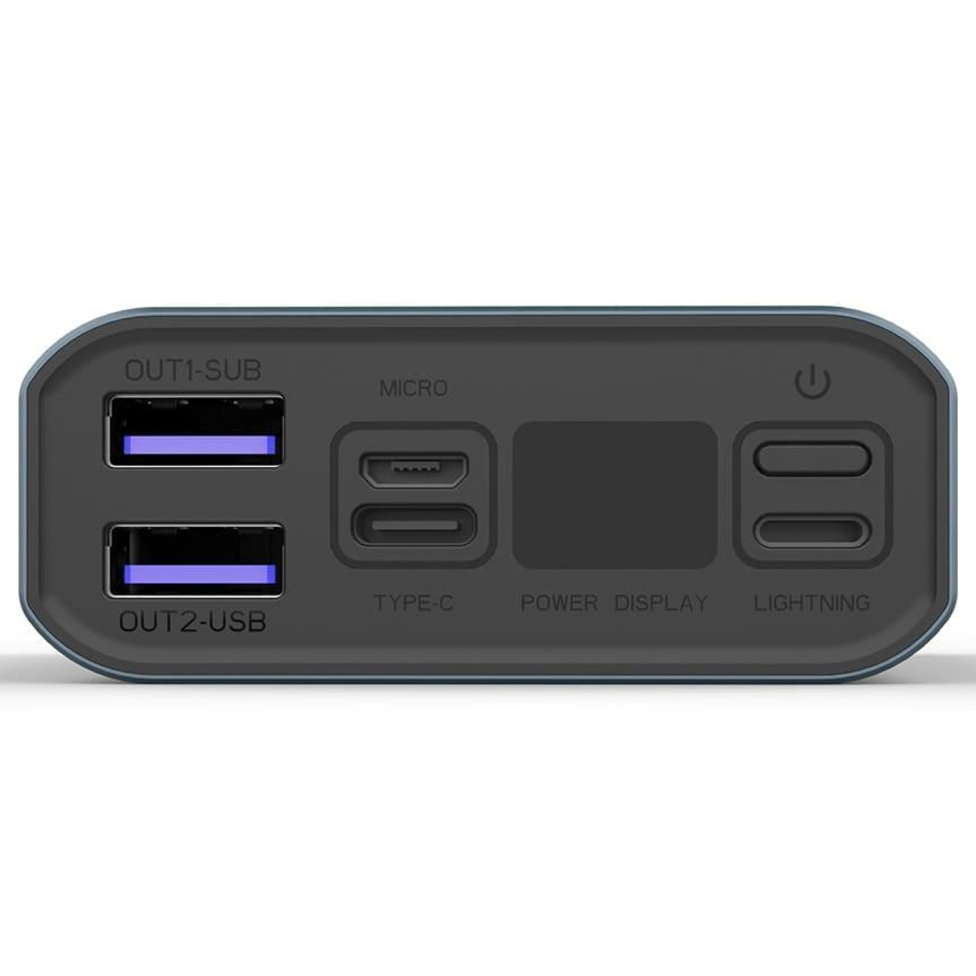 Павербанк ColorWay Gray 20 000 mAh / 22.5 Вт (CW-PB200LPH3GR-PDD)