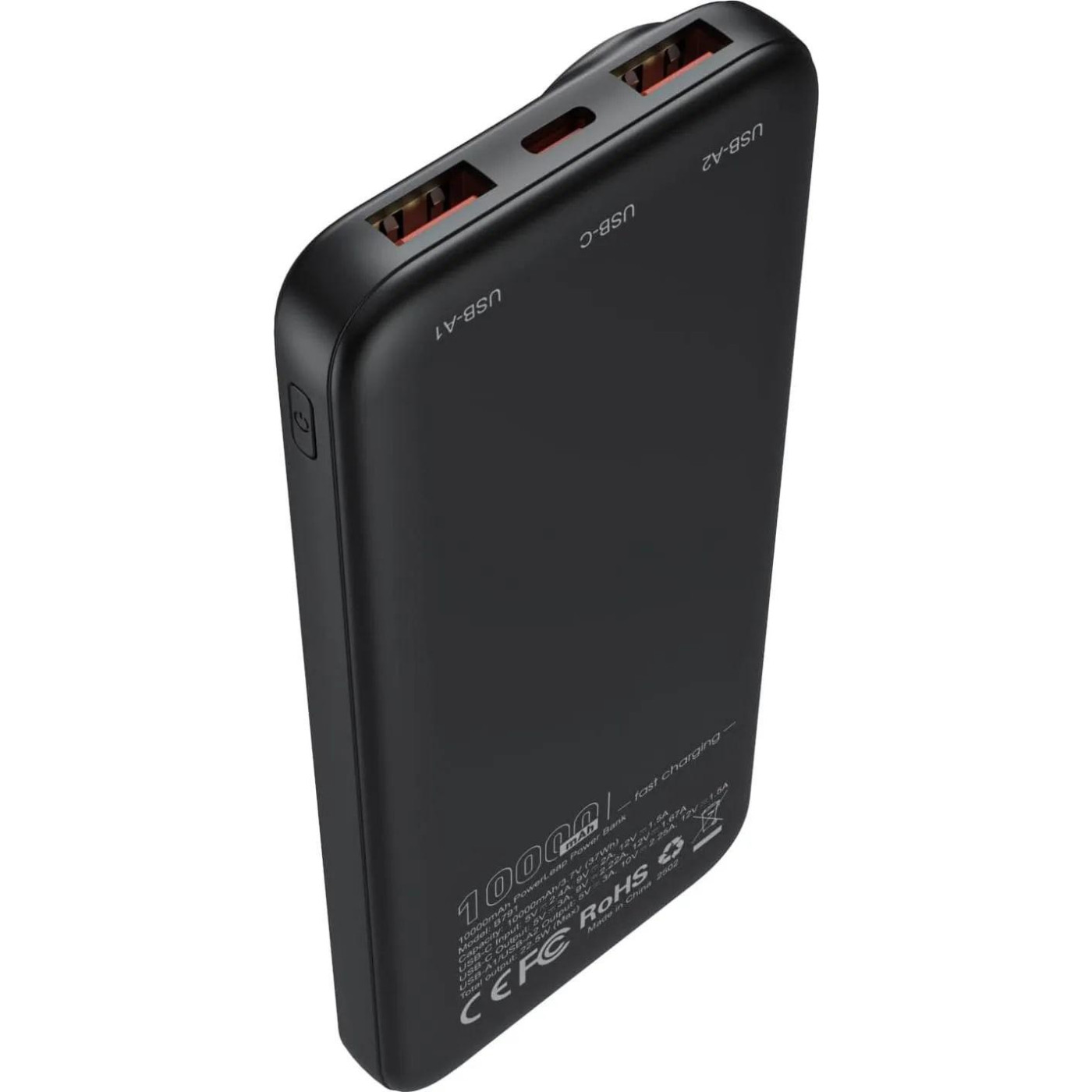 Універсальна мобільна батарея Choetech B791 10000mAh 22.5W Black