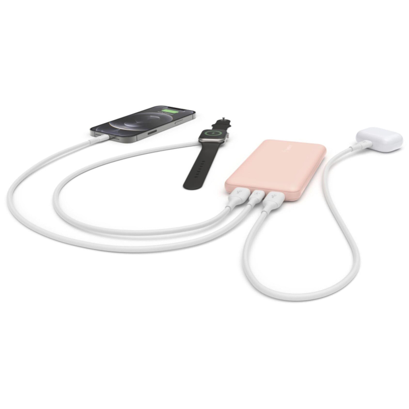 Павербанк Belkin Pink 10 000 mAh / 15 Вт (BPB011BTRG)