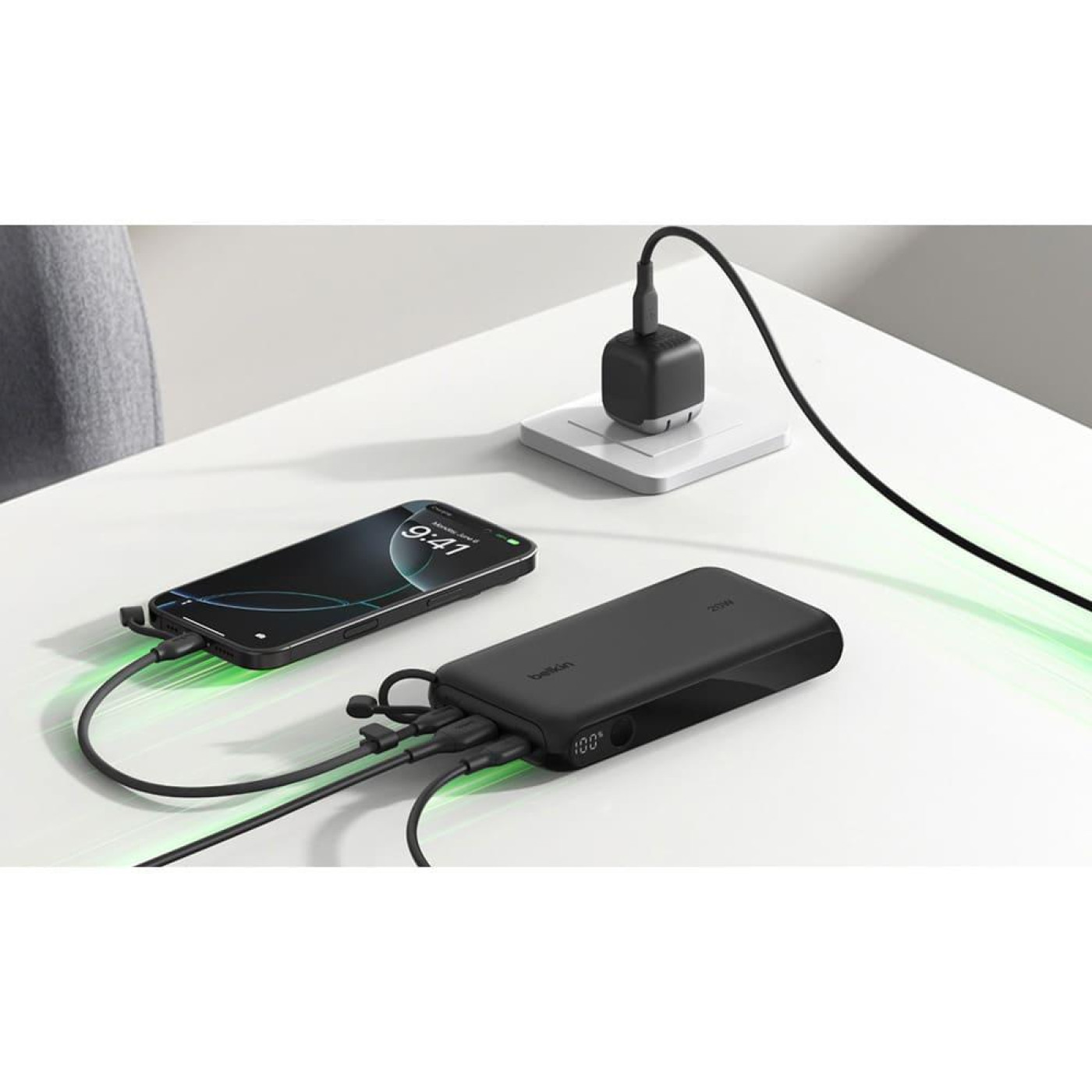 Павербанк Belkin Black 20 000 mAh / 20 Вт (BPB028HQBK)