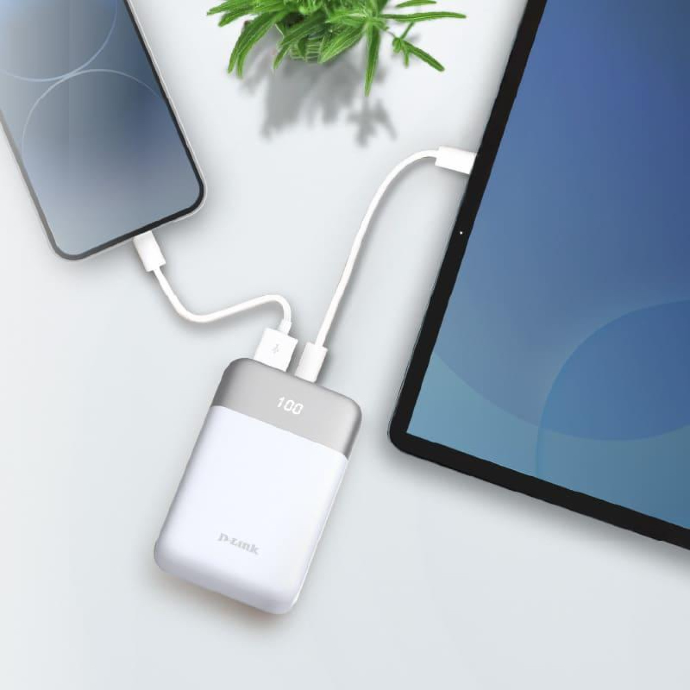 Павербанк D-Link White 10 000 mAh / 18 Вт (DPP-101)