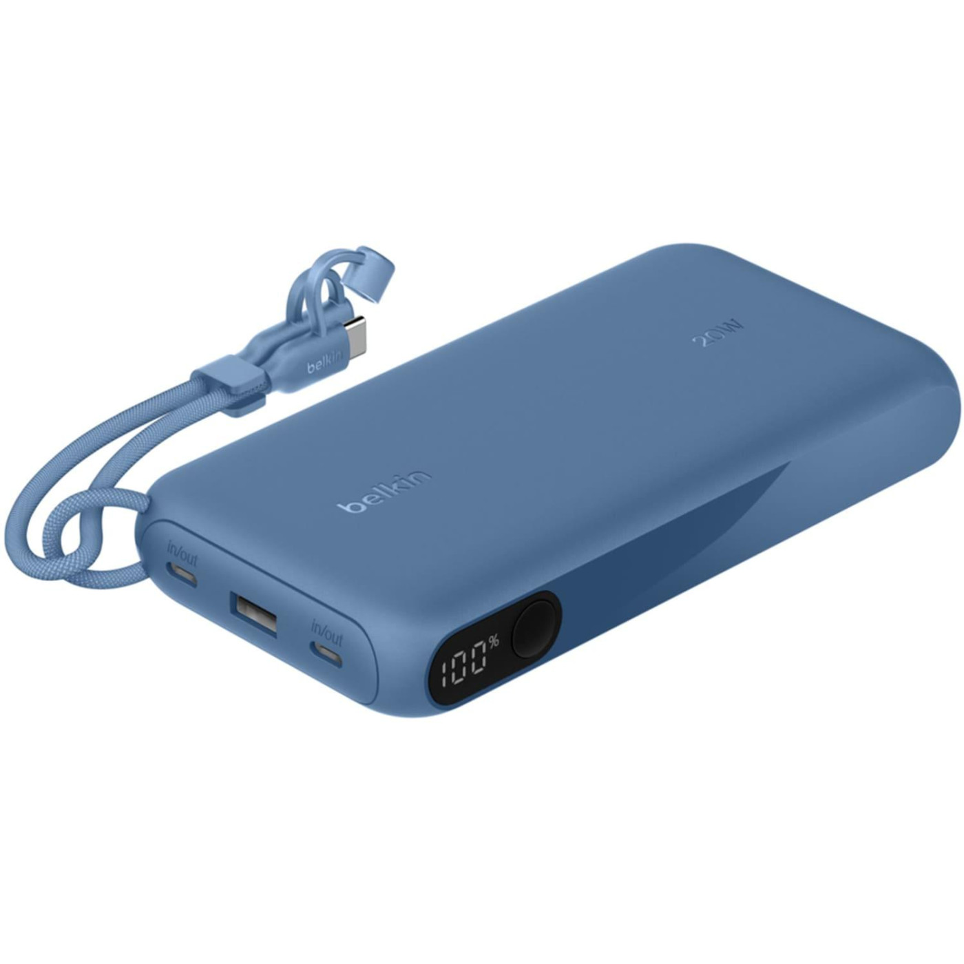 Павербанк Belkin Blue 10 000 mAh / 20 Вт (BPB028HQBL)