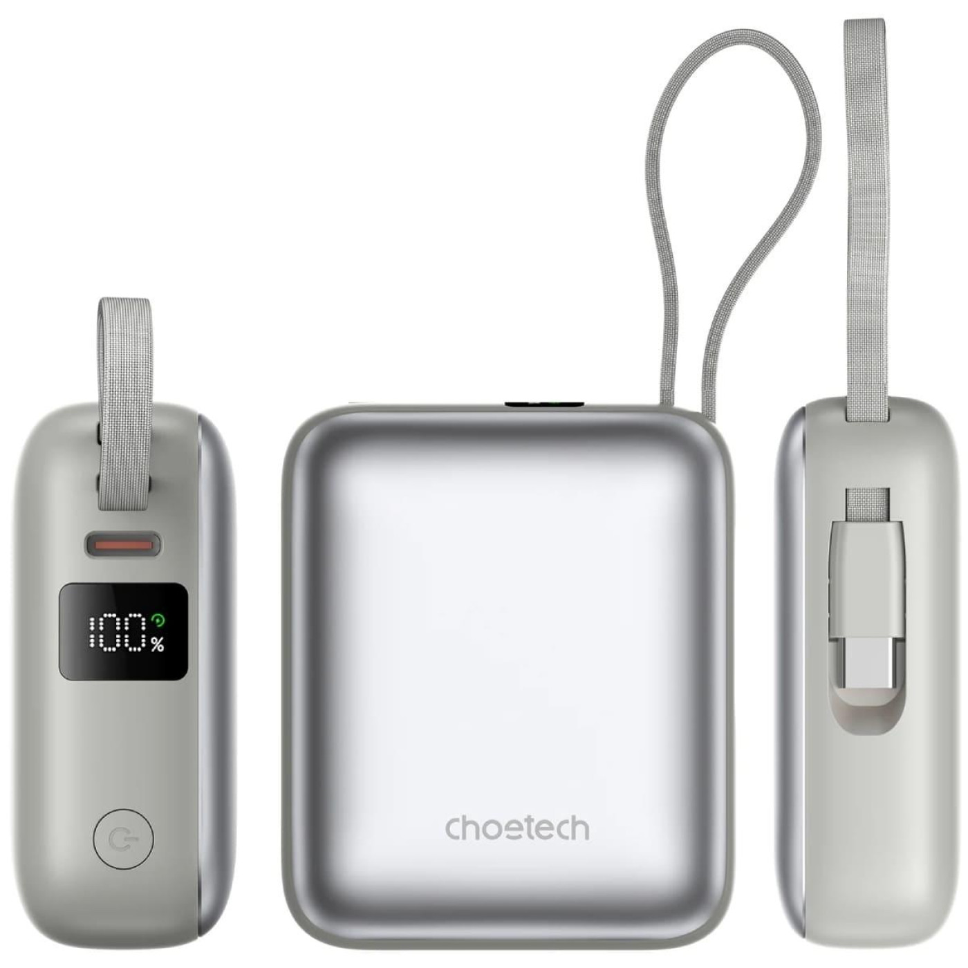 Павербанк Choetech Gray 10 000 mAh / 35 Вт (B832-GY)