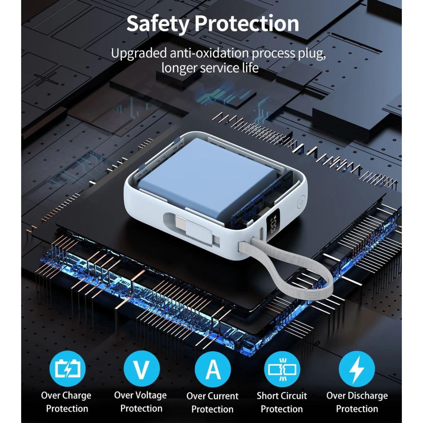Павербанк Choetech Blue 10 000 mAh / 35 Вт (B832-LBE)