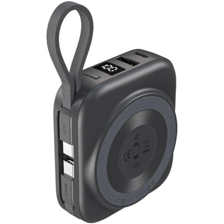Павербанк Choetech Magnetic Wireless Black 10 000 mAh / 22.5 Вт (B697C-BKGY)