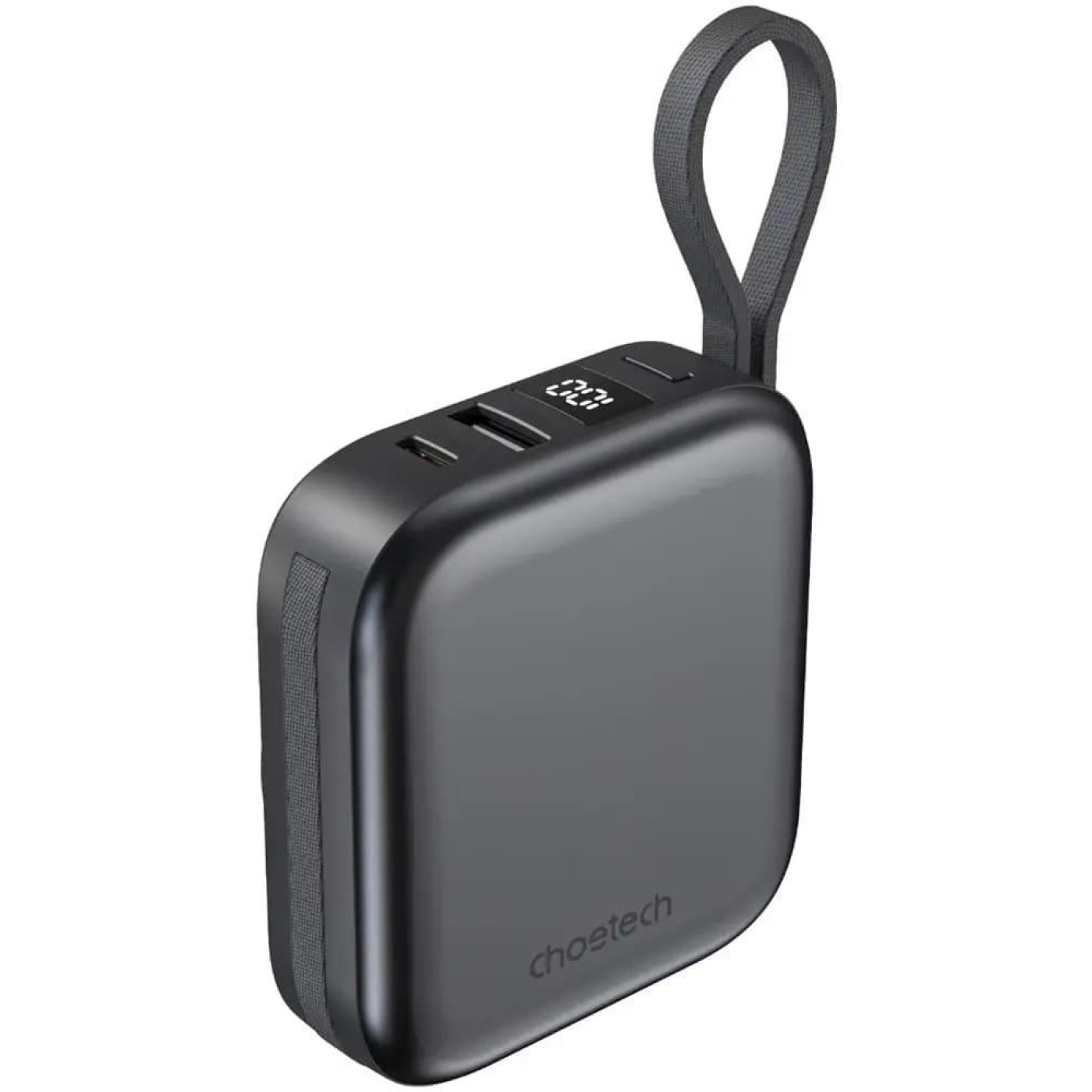 Павербанк Choetech Magnetic Wireless Black 10 000 mAh / 22.5 Вт (B697C-BKGY)