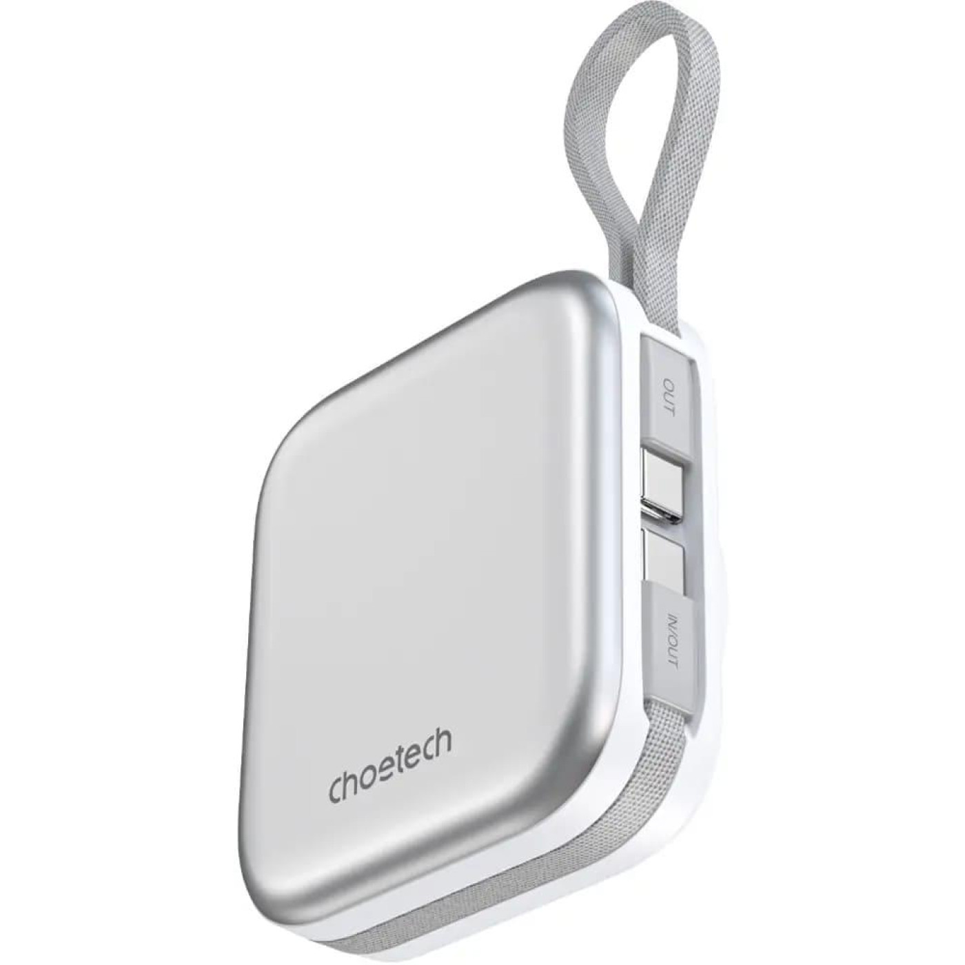 Павербанк Choetech Magnetic Wireless Gray 10 000 mAh / 22.5 Вт (B697C-WHSL)