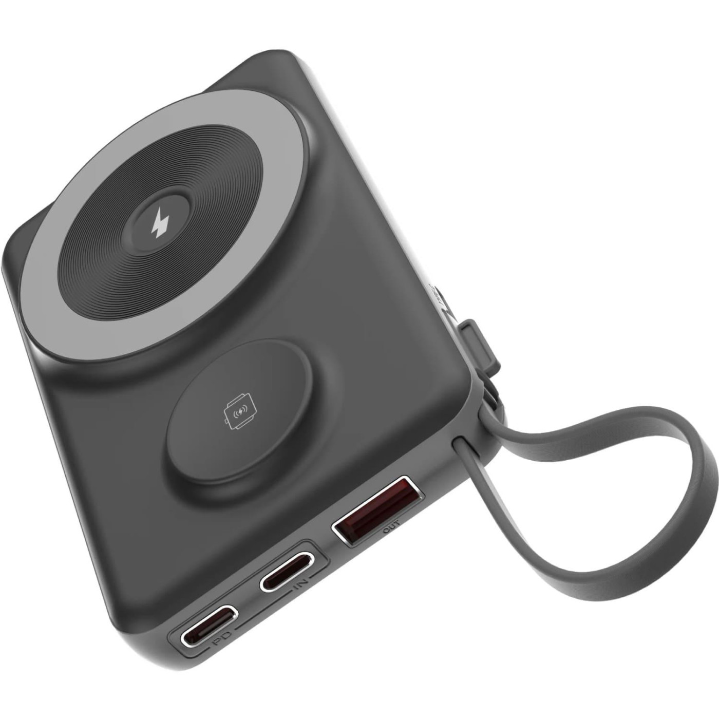 Павербанк Choetech Magnetic Wireless Black 10 000 mAh / 22.5 Вт (B695-BK)