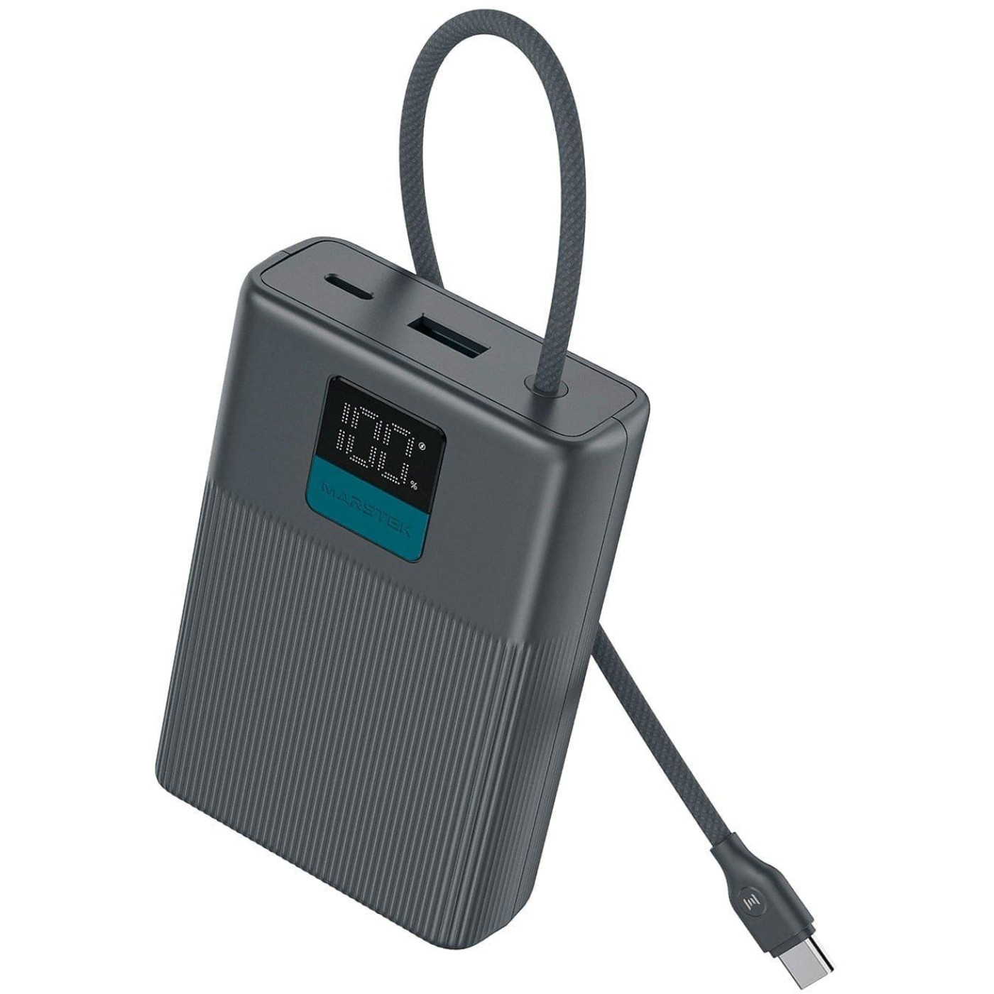 Павербанк Marstek Gray 10 000 mAh / 22.5 Вт (P265L)