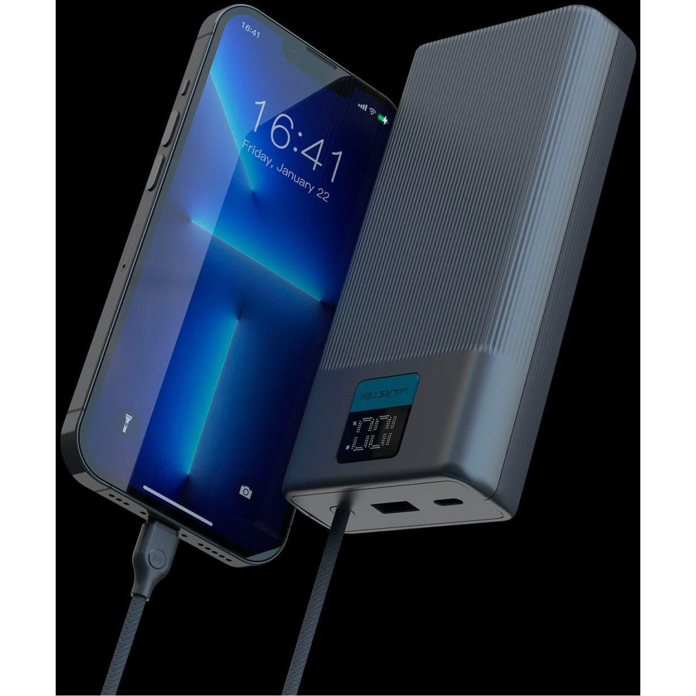 Павербанк Marstek Gray 20 000 mAh / 22.5 Вт (P267L)